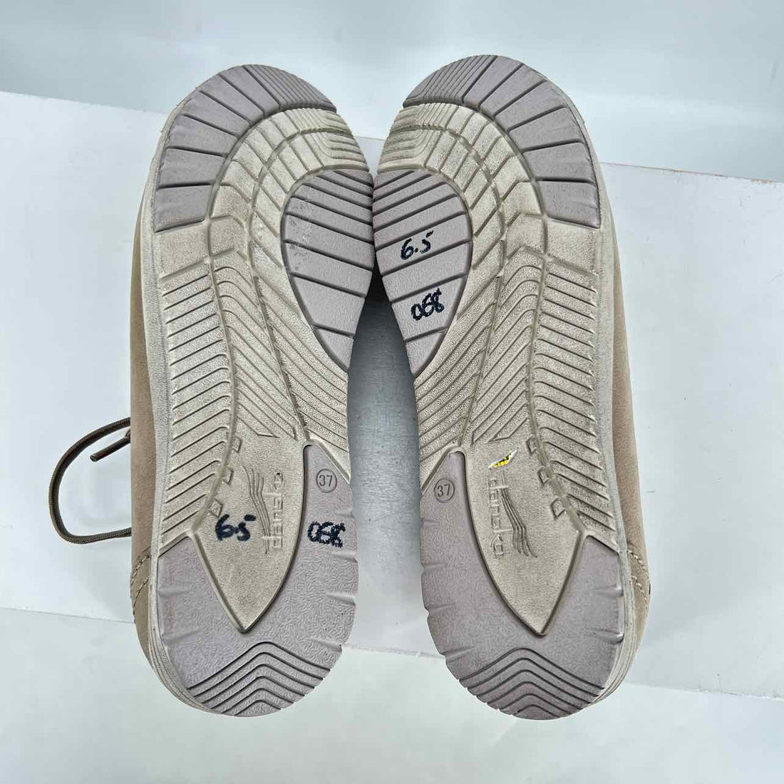 Dansko Women Size 37 (6.5-7) Taupe Genuine Leather Sneakers