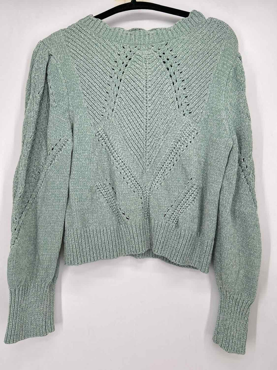 Cynthia Rowley Size S Mint Green Chenille Sweater