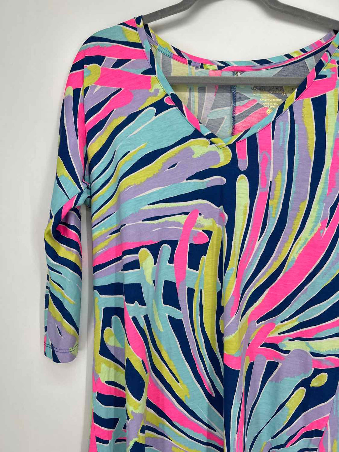 XS Navy Neon Print Lilly Pulitzer Dress