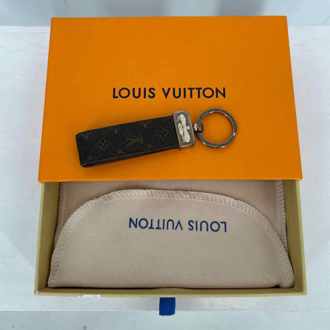 Louis Vuitton Porte Cles Dragonne Charm Keyring Monogram