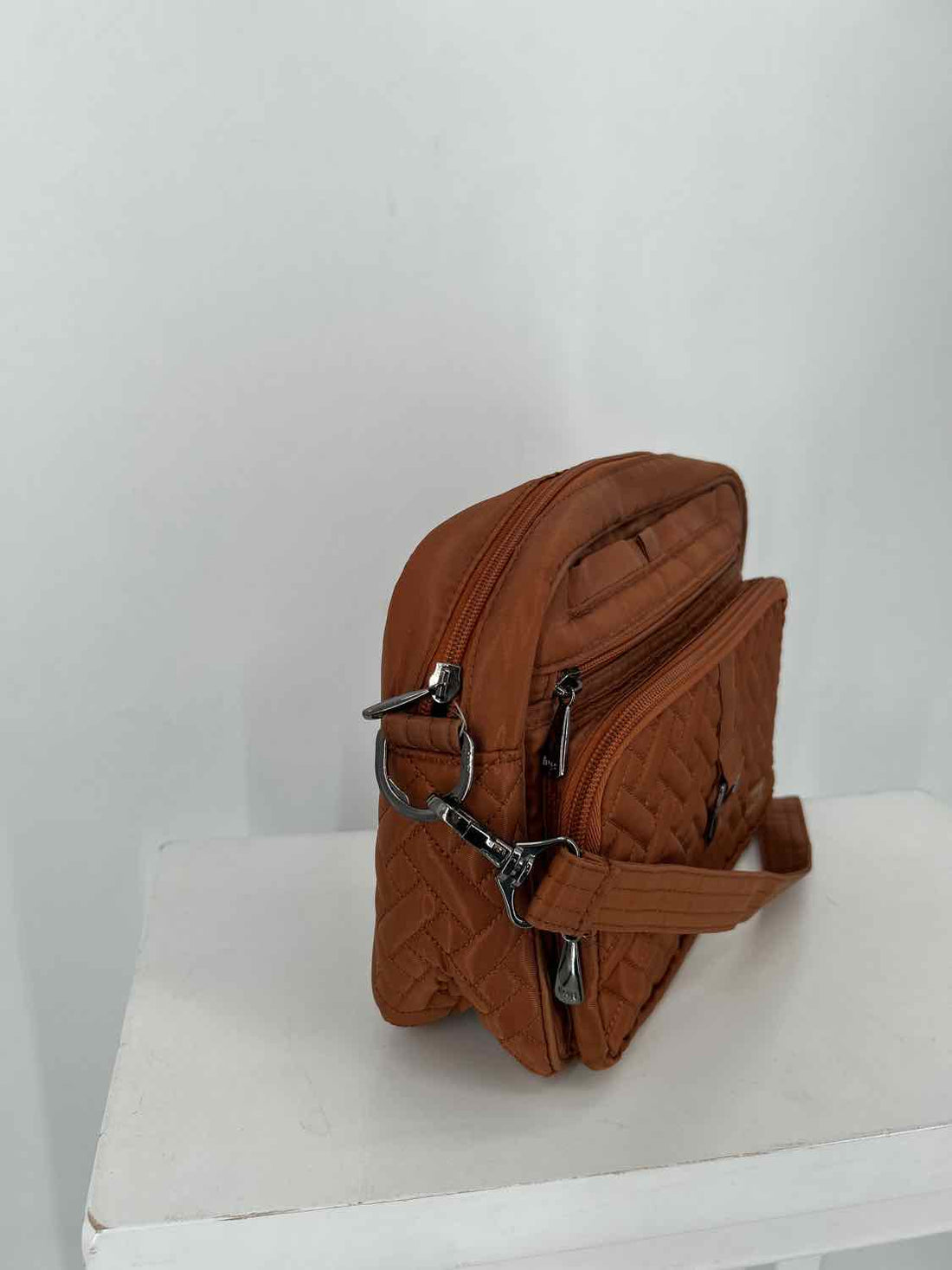 Lug Brown Nylon Pre Owned Crossbody