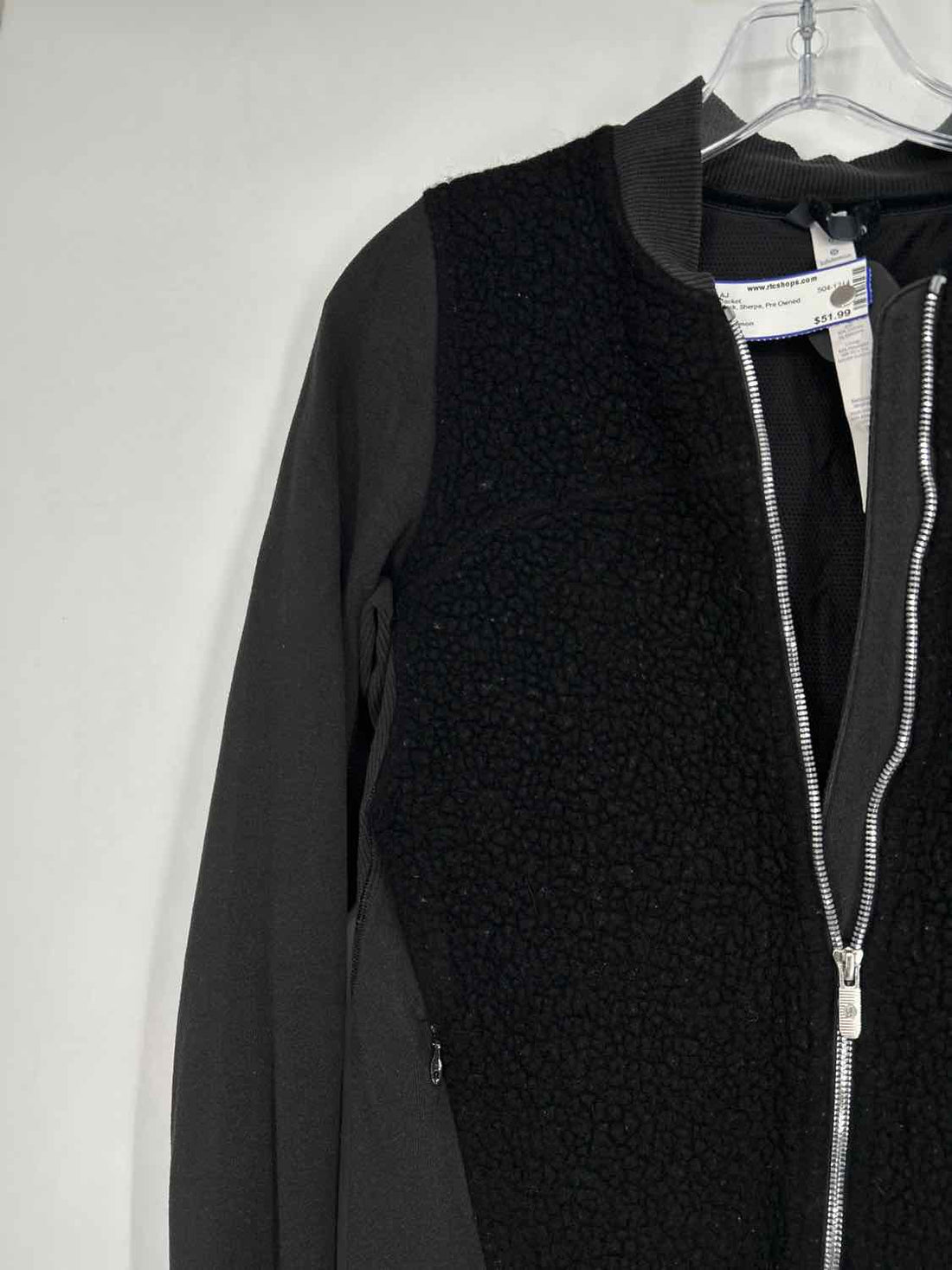 Lululemon Size 6 Black Sherpa Jacket