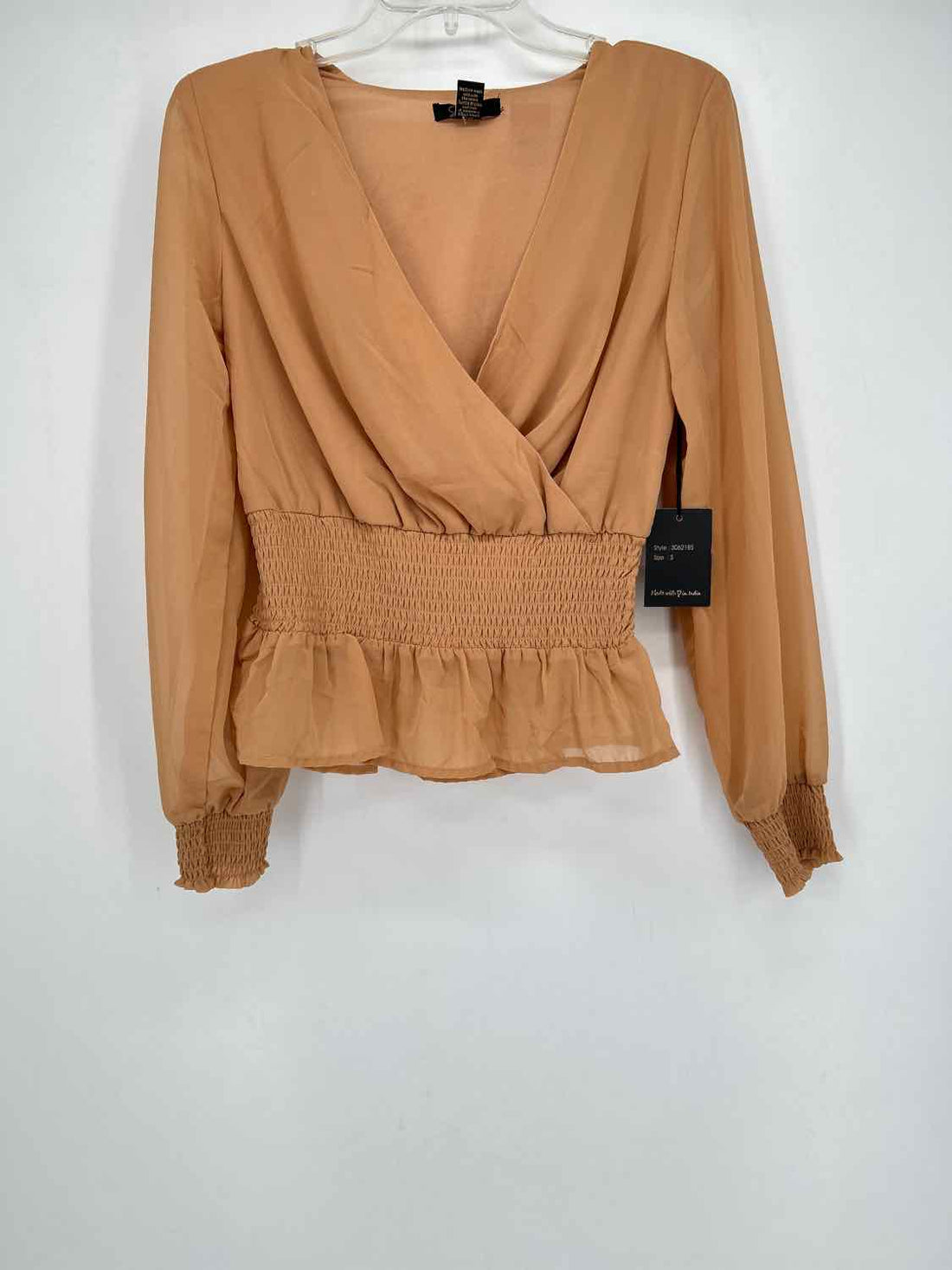 Japna Size S Tan NWT Long Sleeve