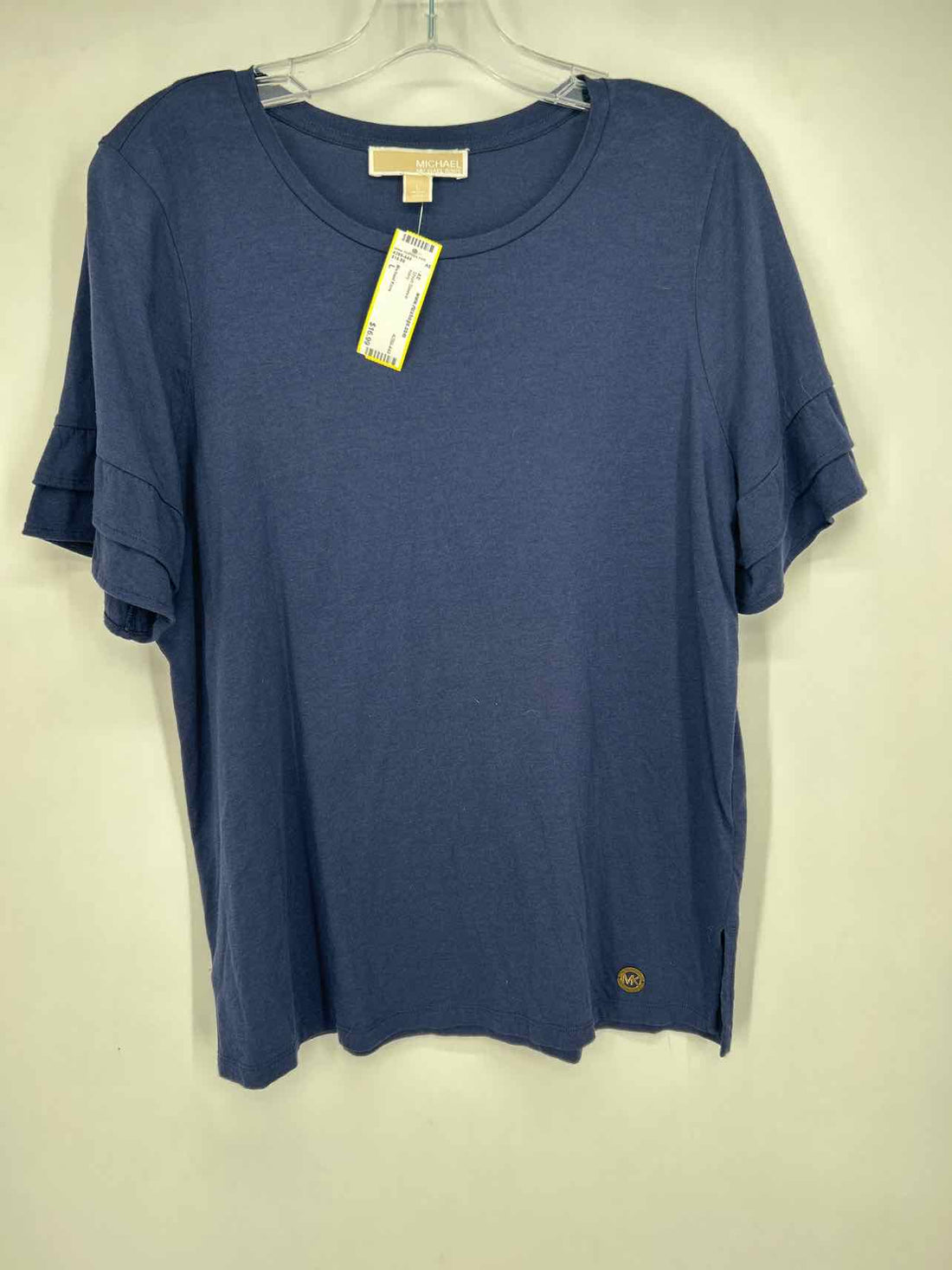 Michael Kors Size L Navy Short Sleeve