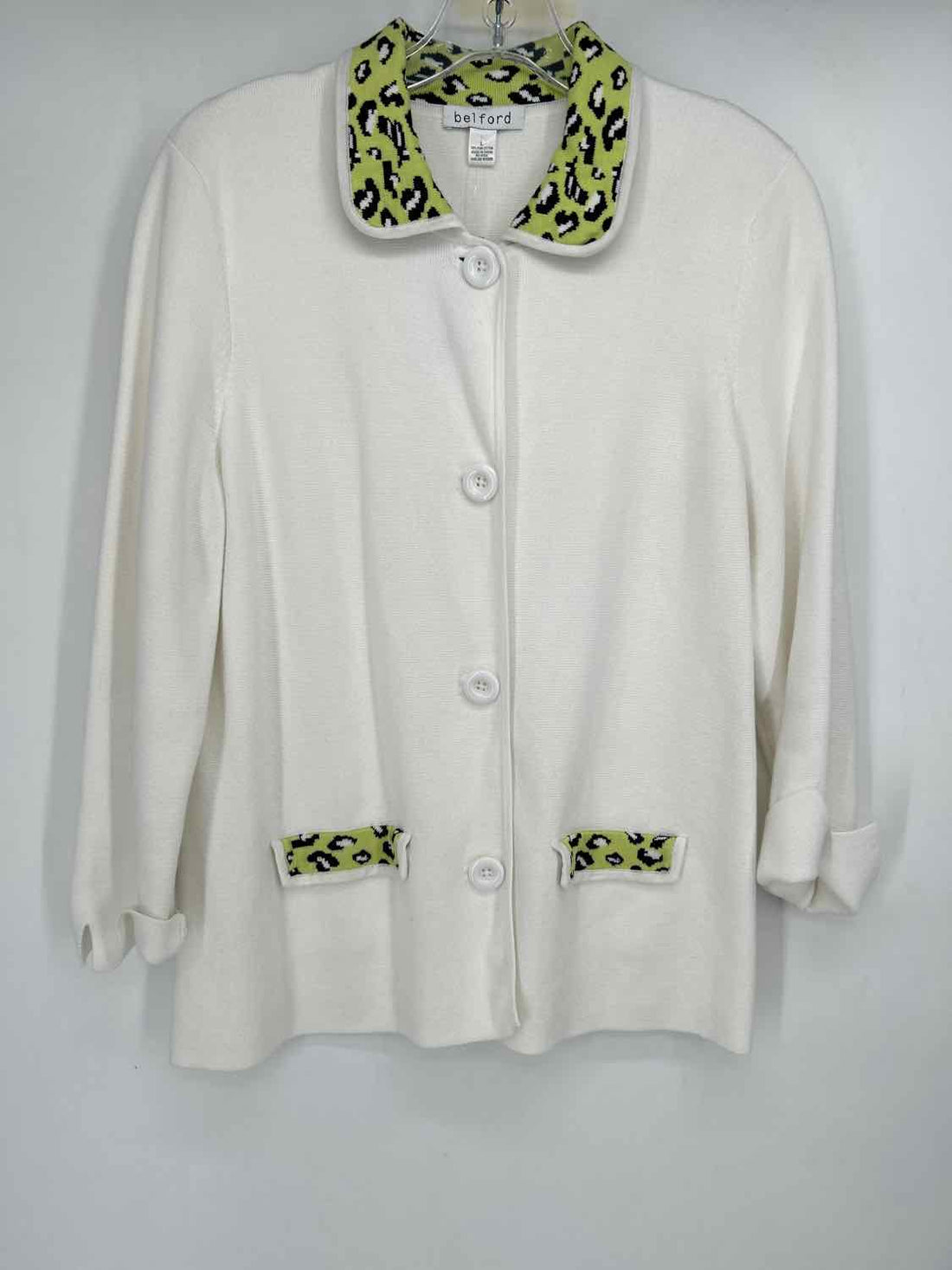 Belford Size L White Blazer