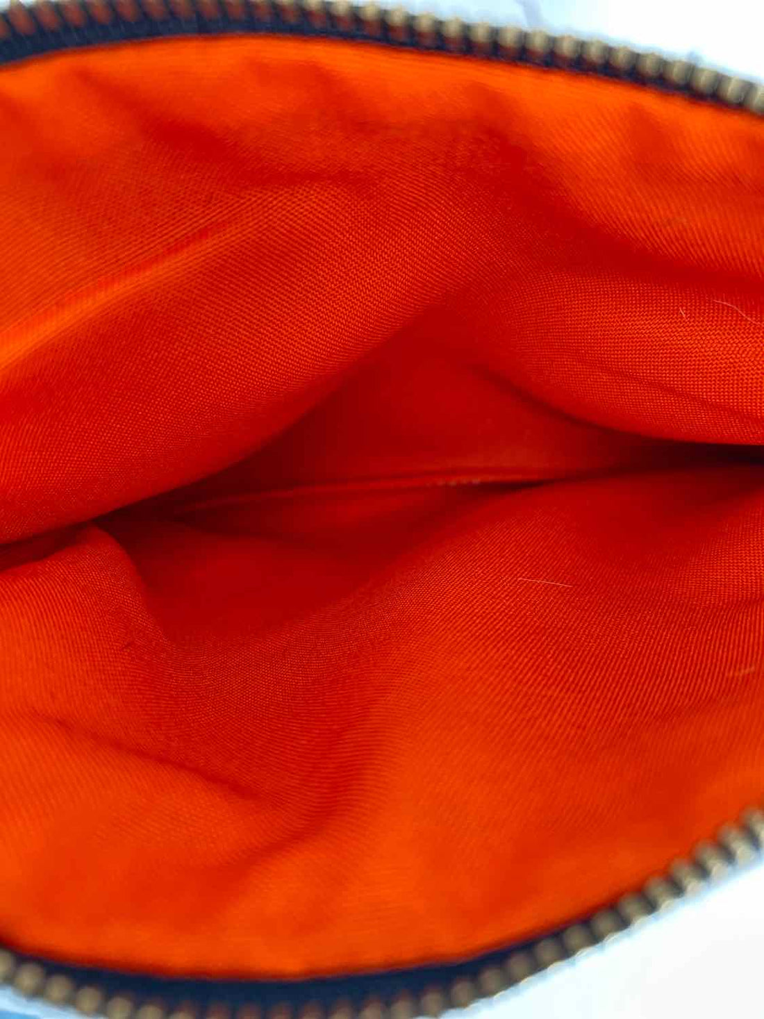 No Brand Name Black Calf Hair Wristlet Clutch