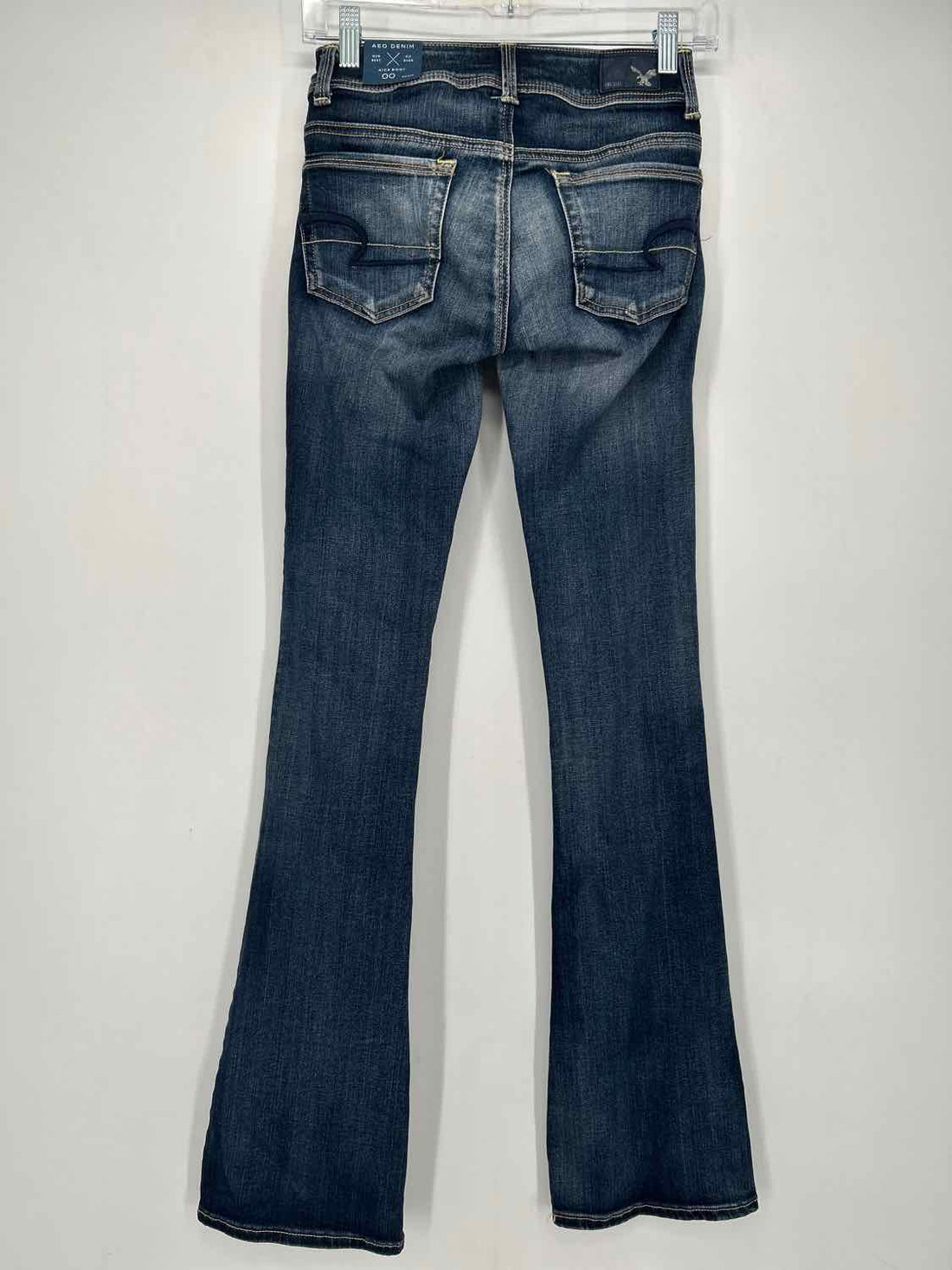 American Eagle Size 00 Denim NWT Kick Boot Mid Rise Jeans