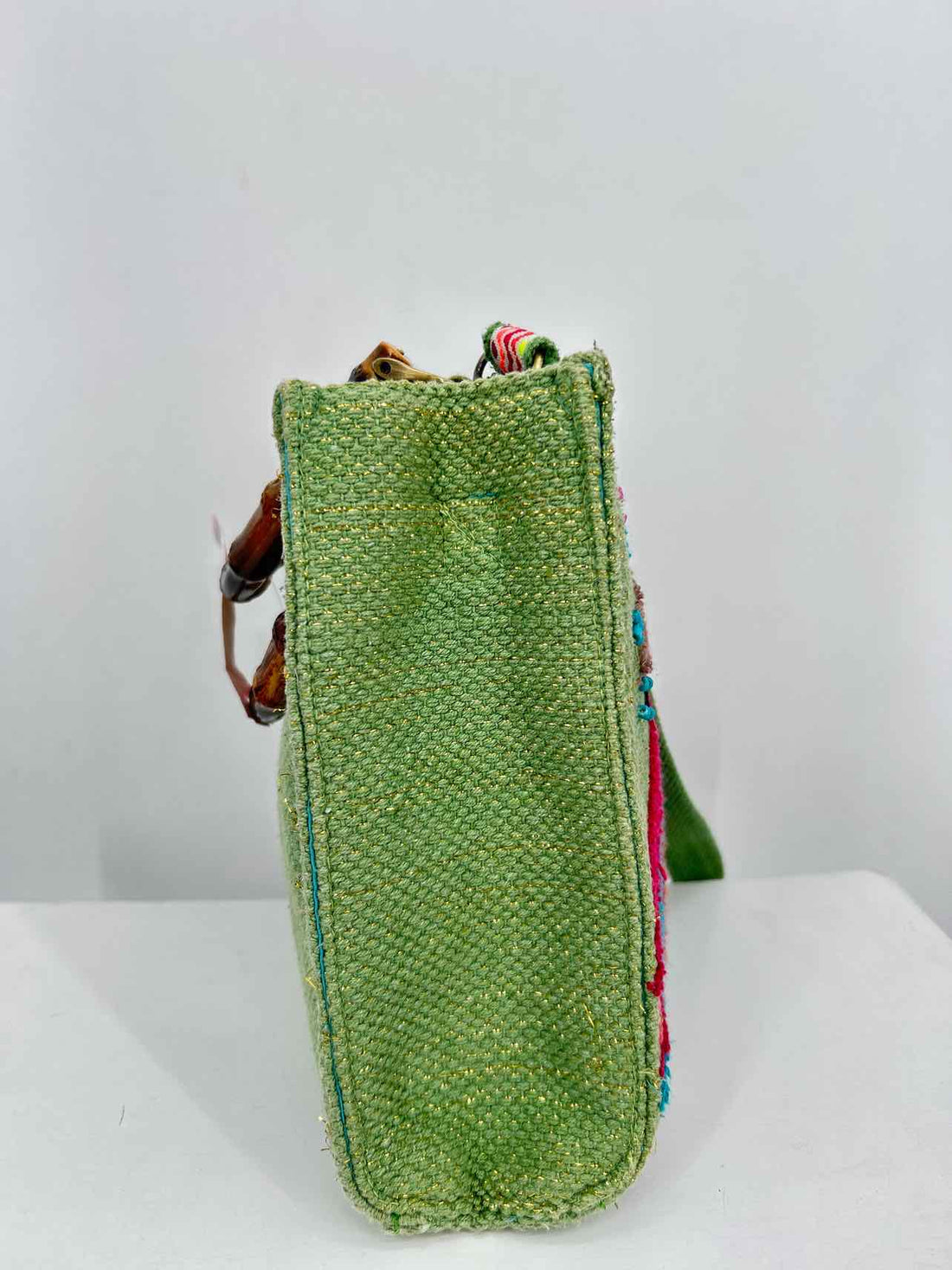 No Brand Name Green Woven Crossbody