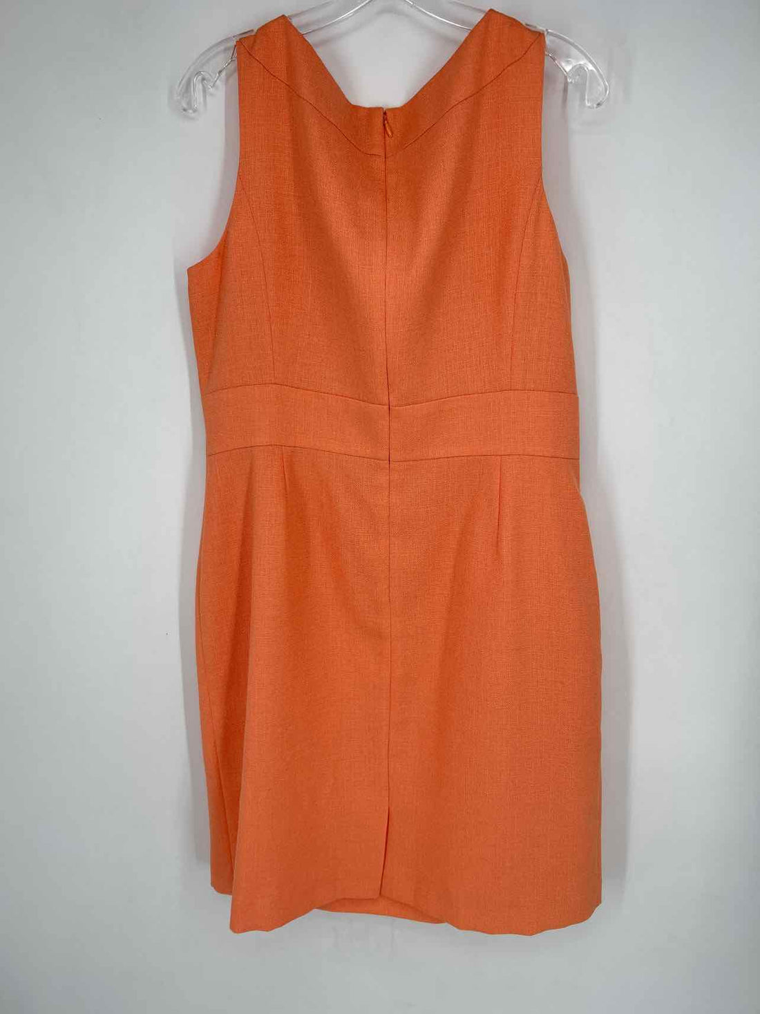 Preston & York Size 14 Pastel Orange Sleeveless Dress