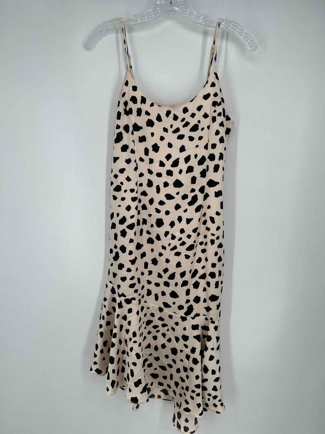 Mystree Size S Blush Print Satin Dress