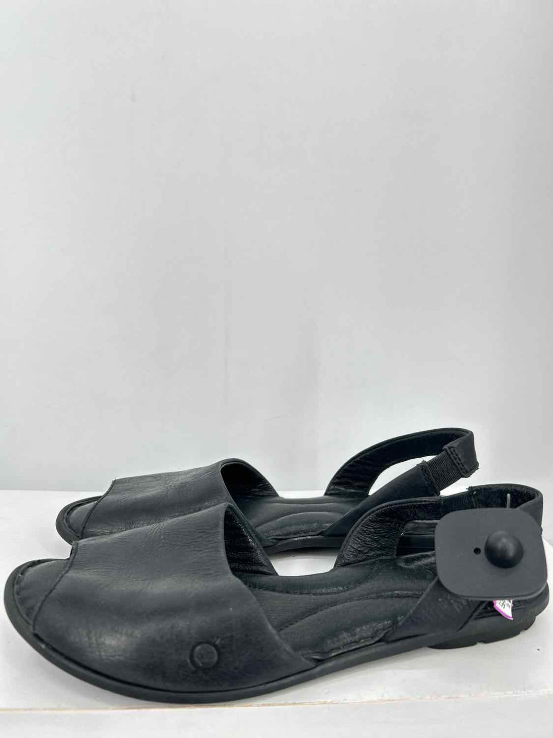 b.o.c Women Size 10 Black Genuine Leather Sandals
