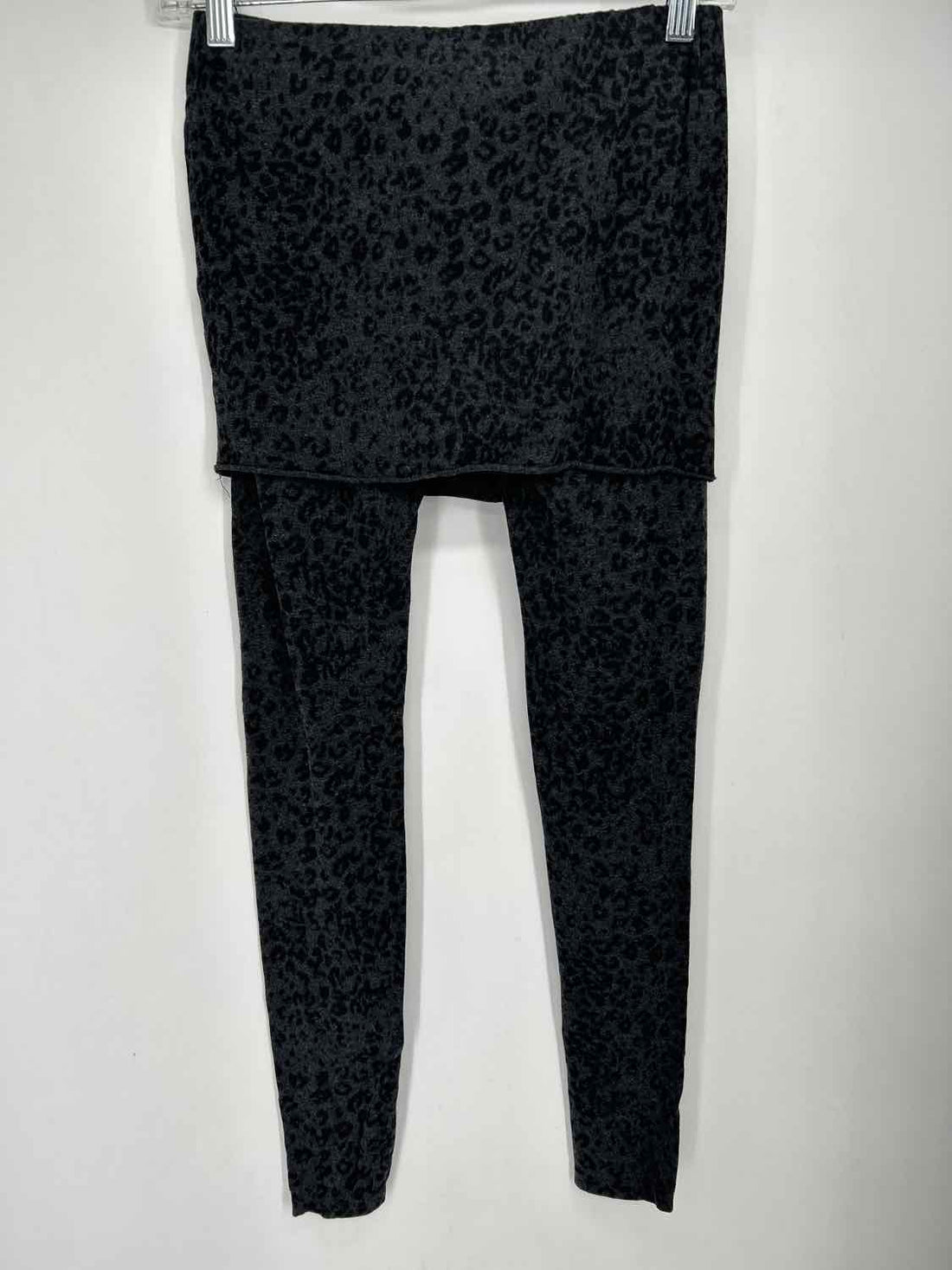 All Saints Size S Gray Leopard Active Pants