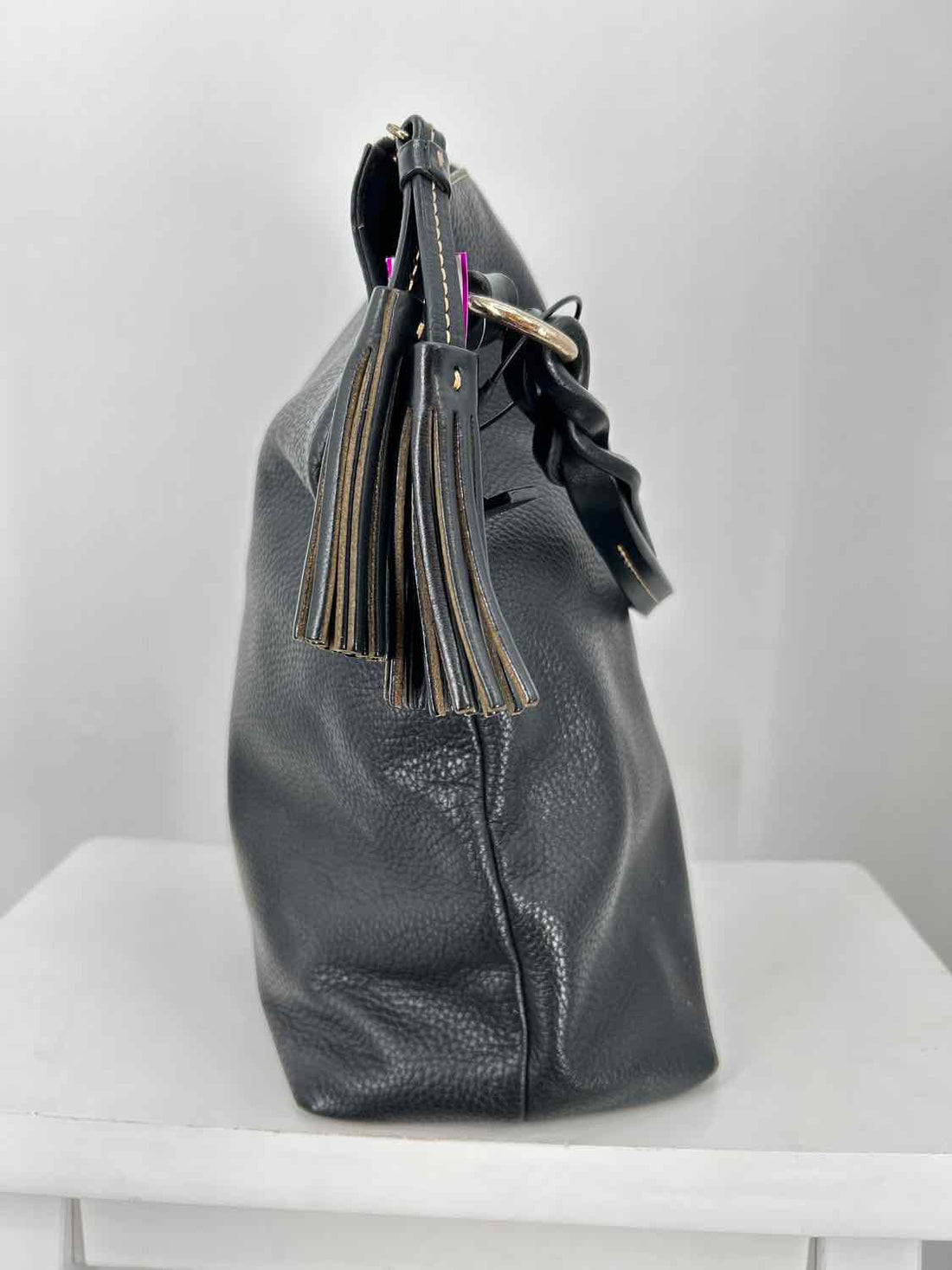 Dooney & Bourke Black Leather Pre Owned Hobo