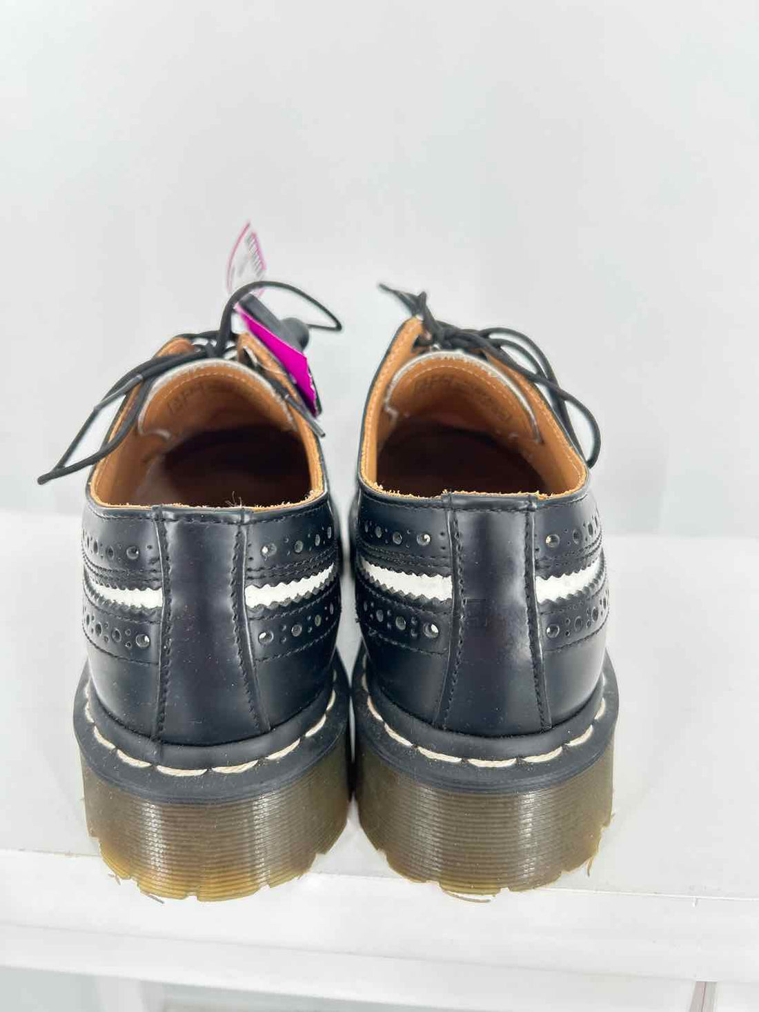 Dr. Martens Women Size 10 Black & White Loafers
