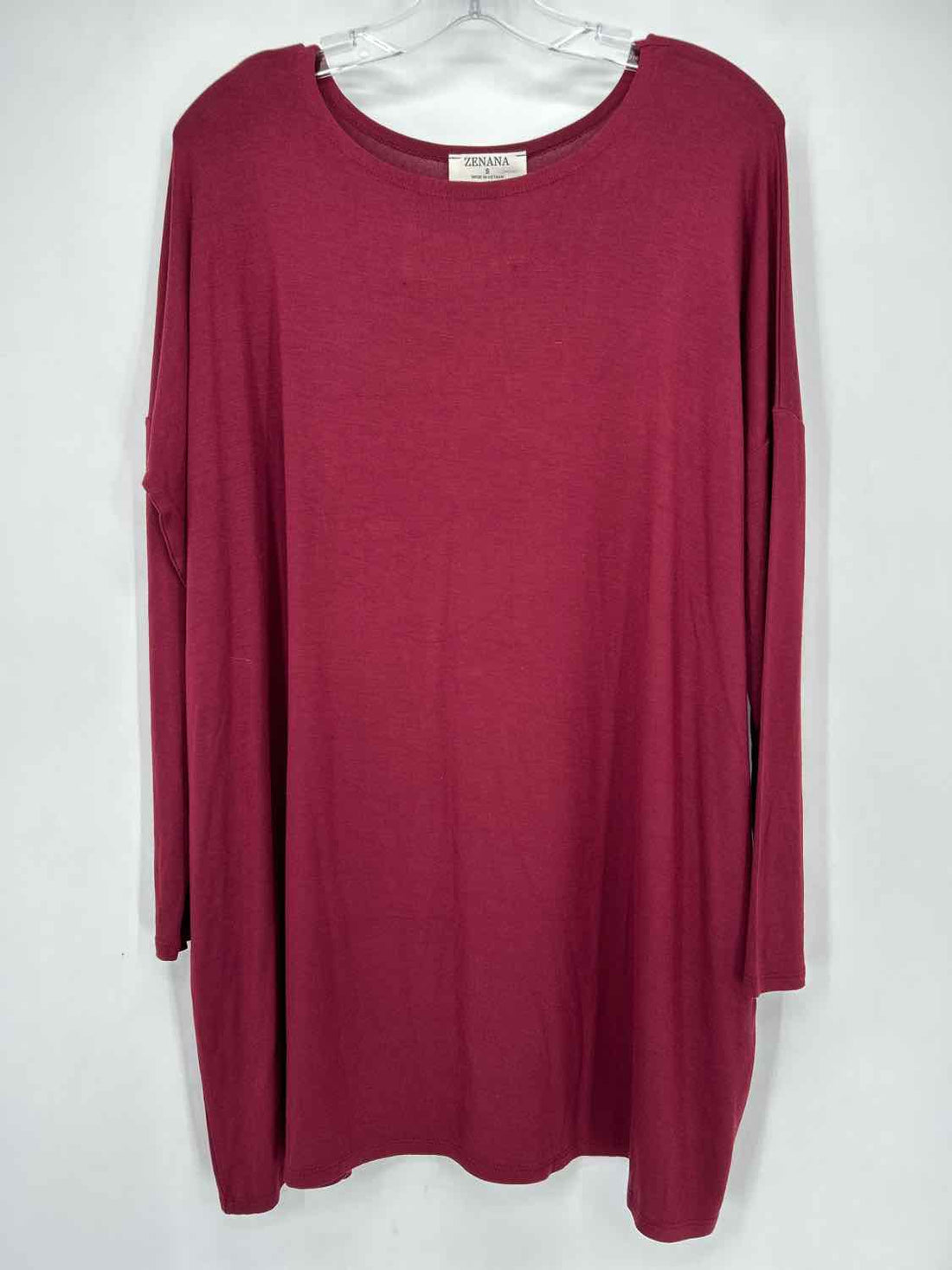 Zenana Size S Maroon NWT Long Sleeve