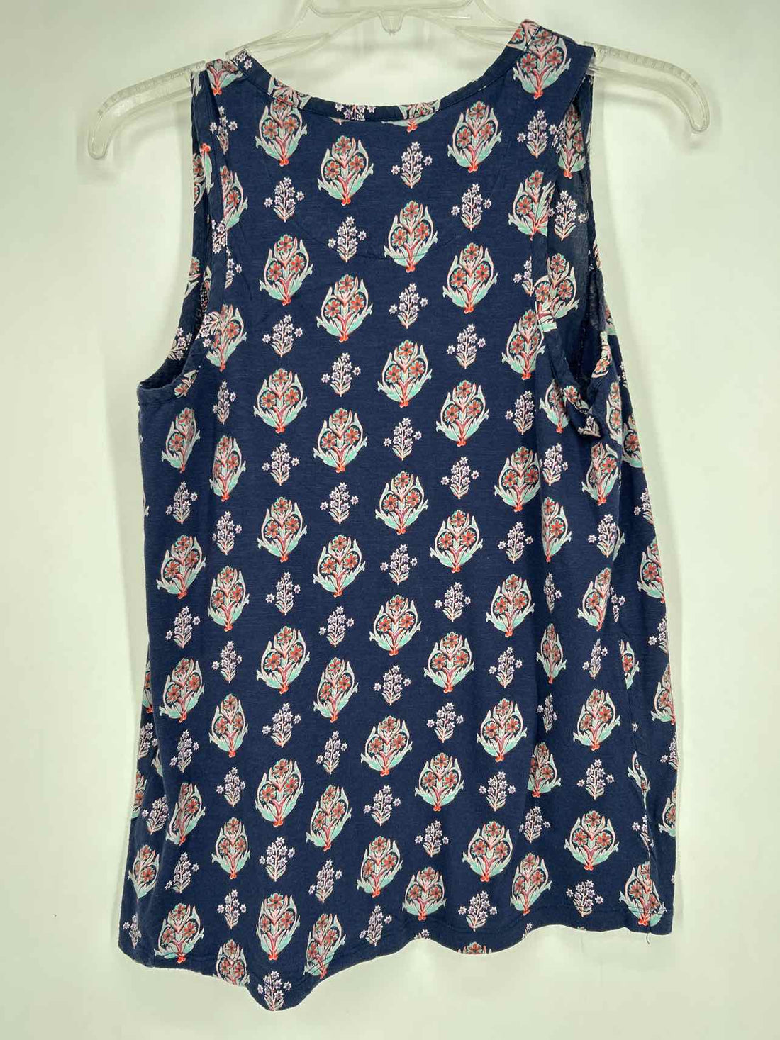 Maeve Size XS Navy Print Sleeveless