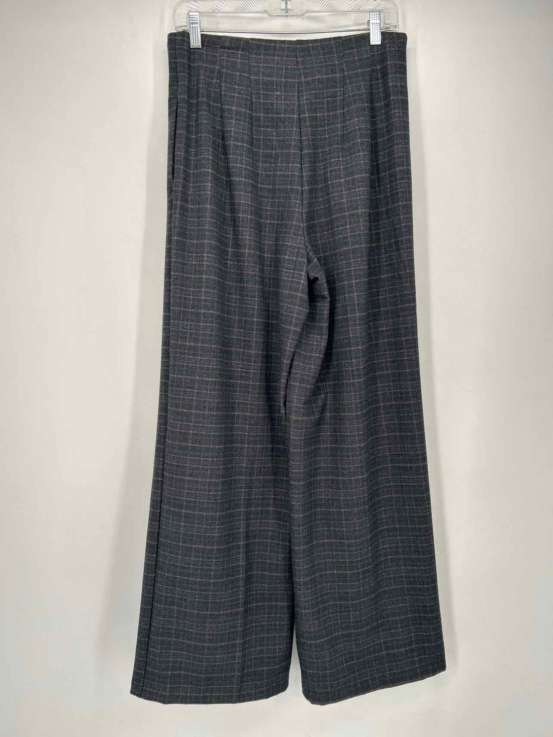 Loft Size 4 Dark Gray Plaid Pants