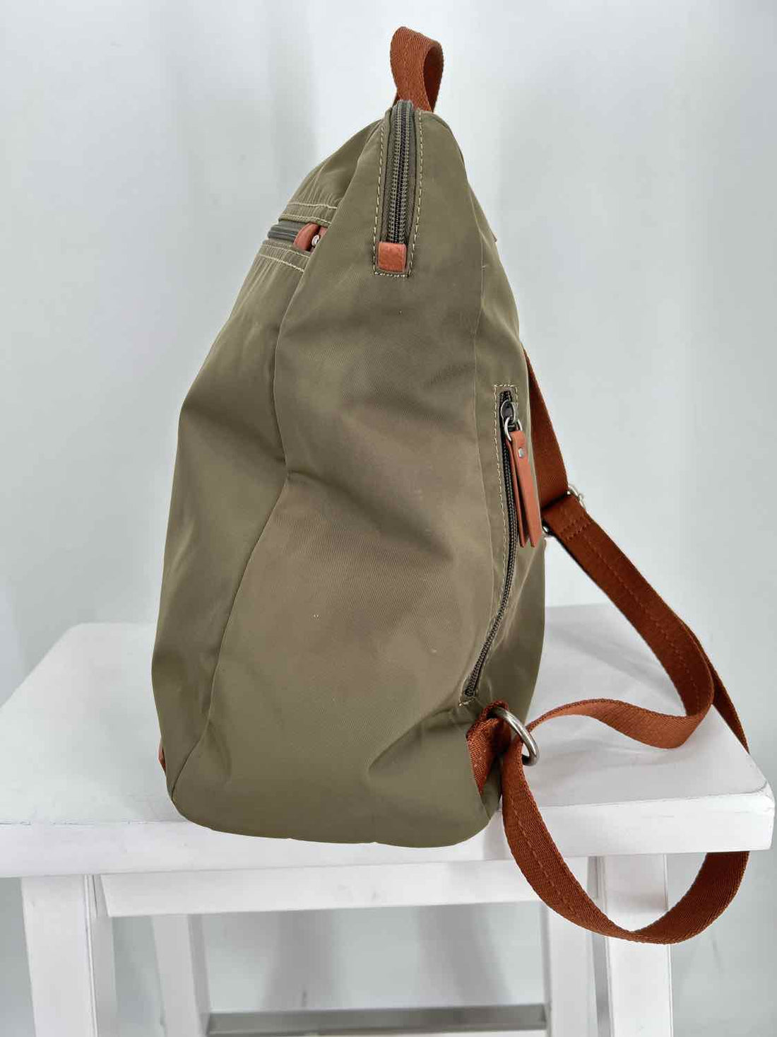The Sak Green Canvas Backpack