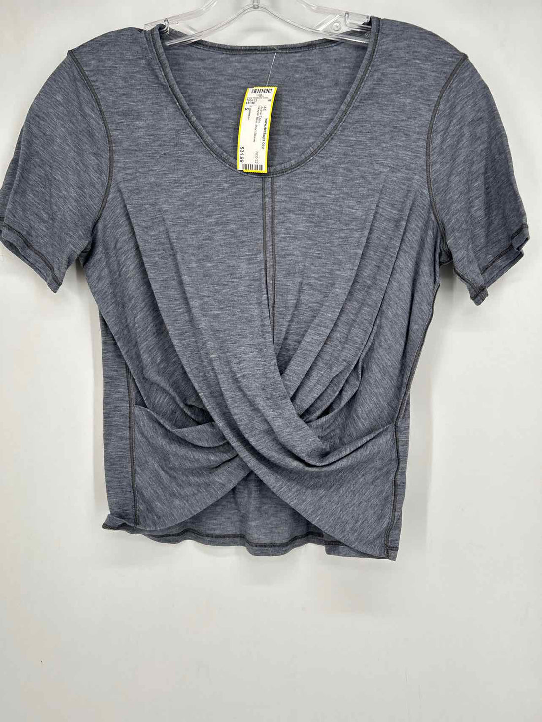 Lululemon Size S Grayish Blue Short Sleeve Active Tops