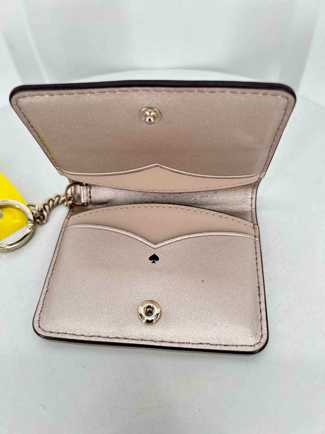 Kate Spade Metallic Card Holder Keychain