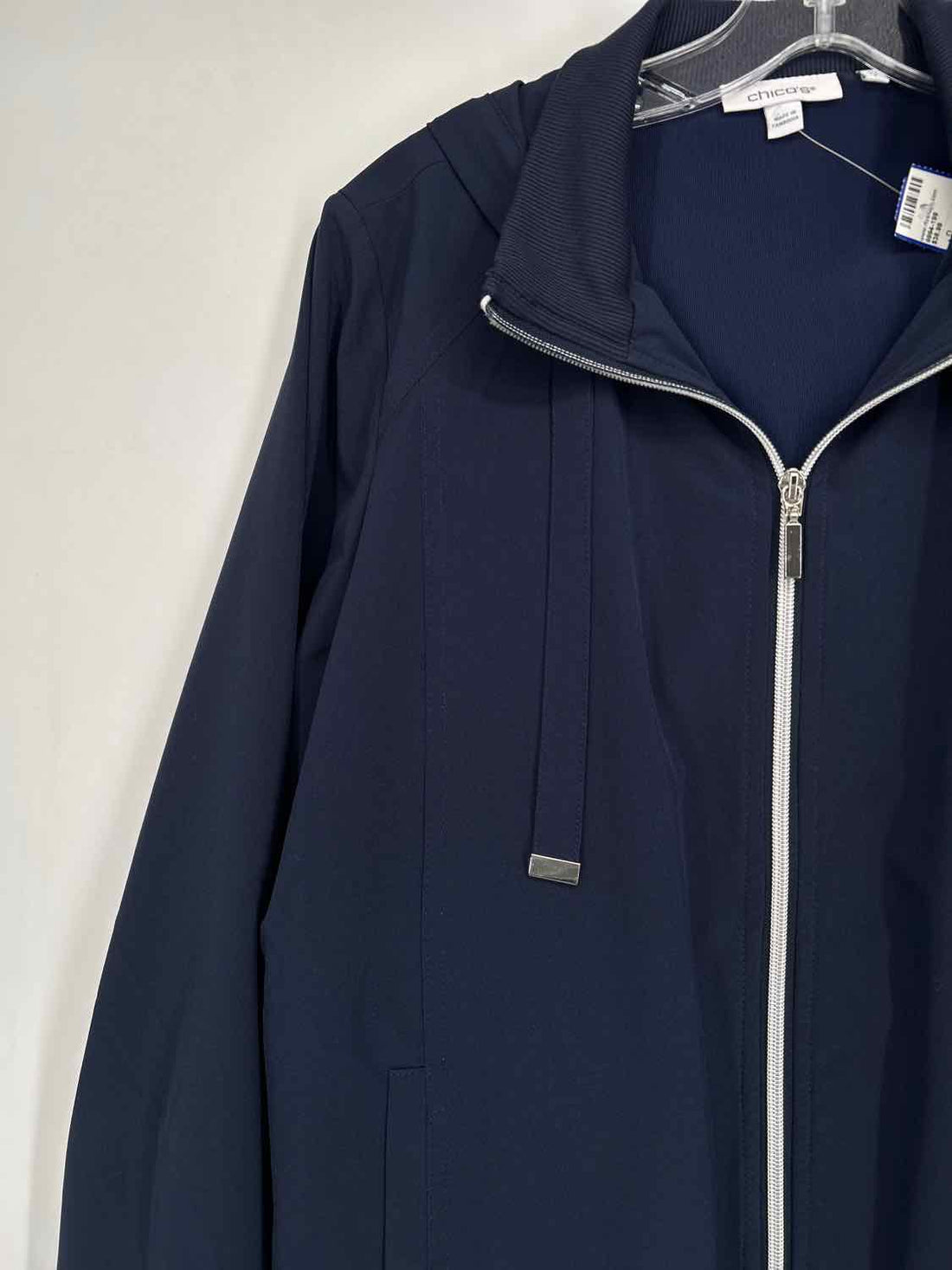 Chicos Size 1(M) Navy Jacket