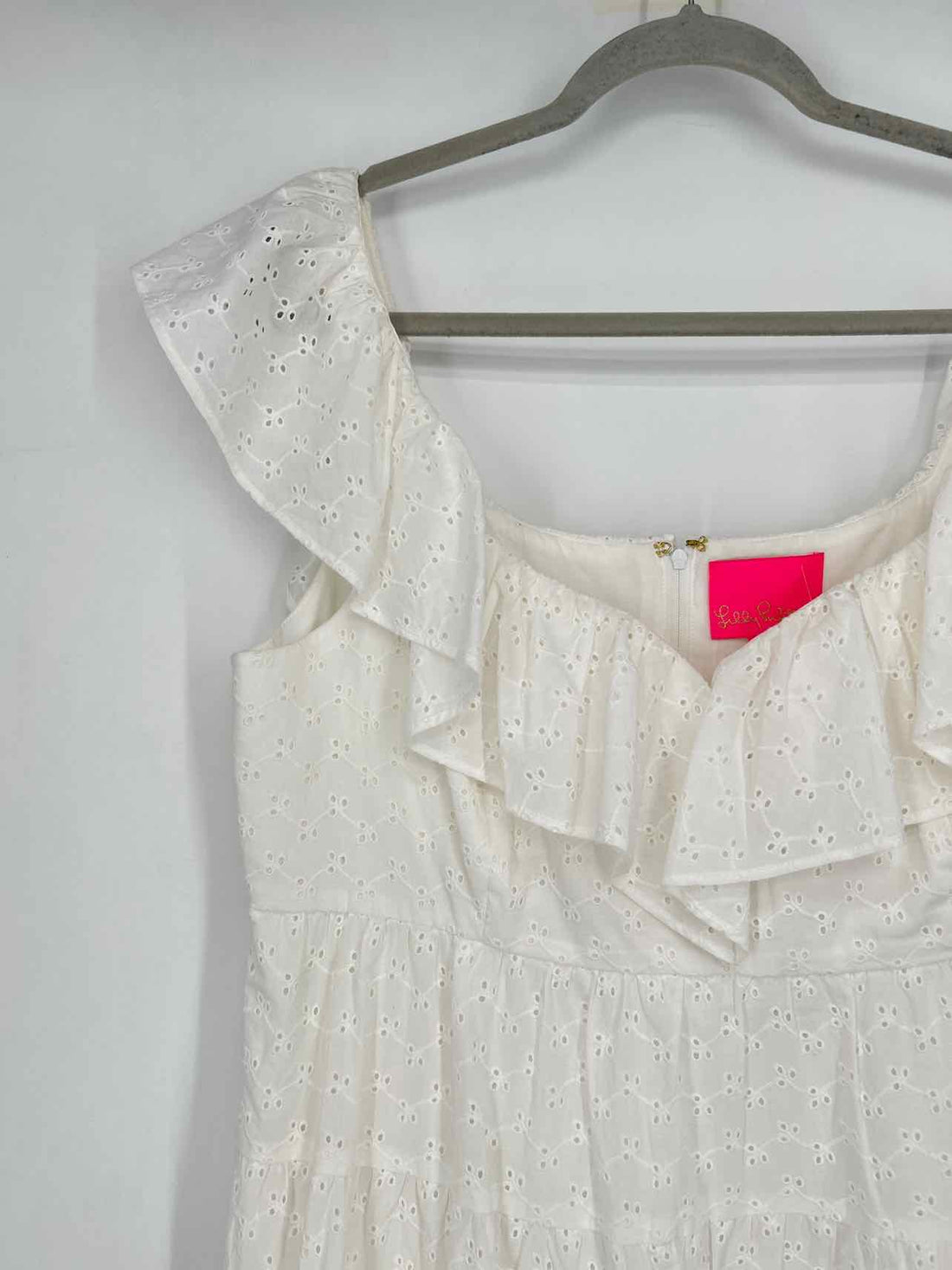Lilly Pulitzer 14 White Eyelet Lilly Pulitzer Dress