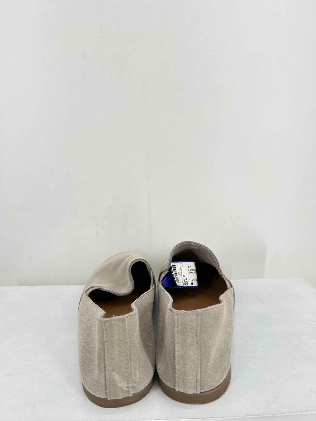 Lucky Brand Women Size 9 Grey Genuine Leather Loafers