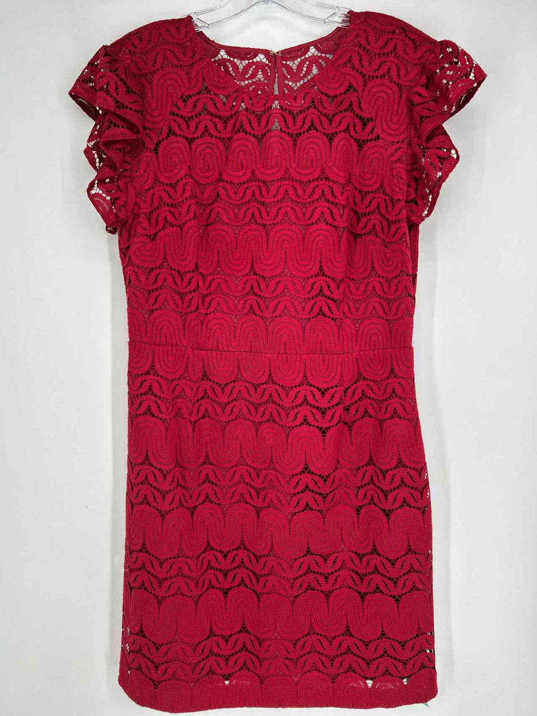 Trina by Trina Turk Size 12 Red Lace Dress