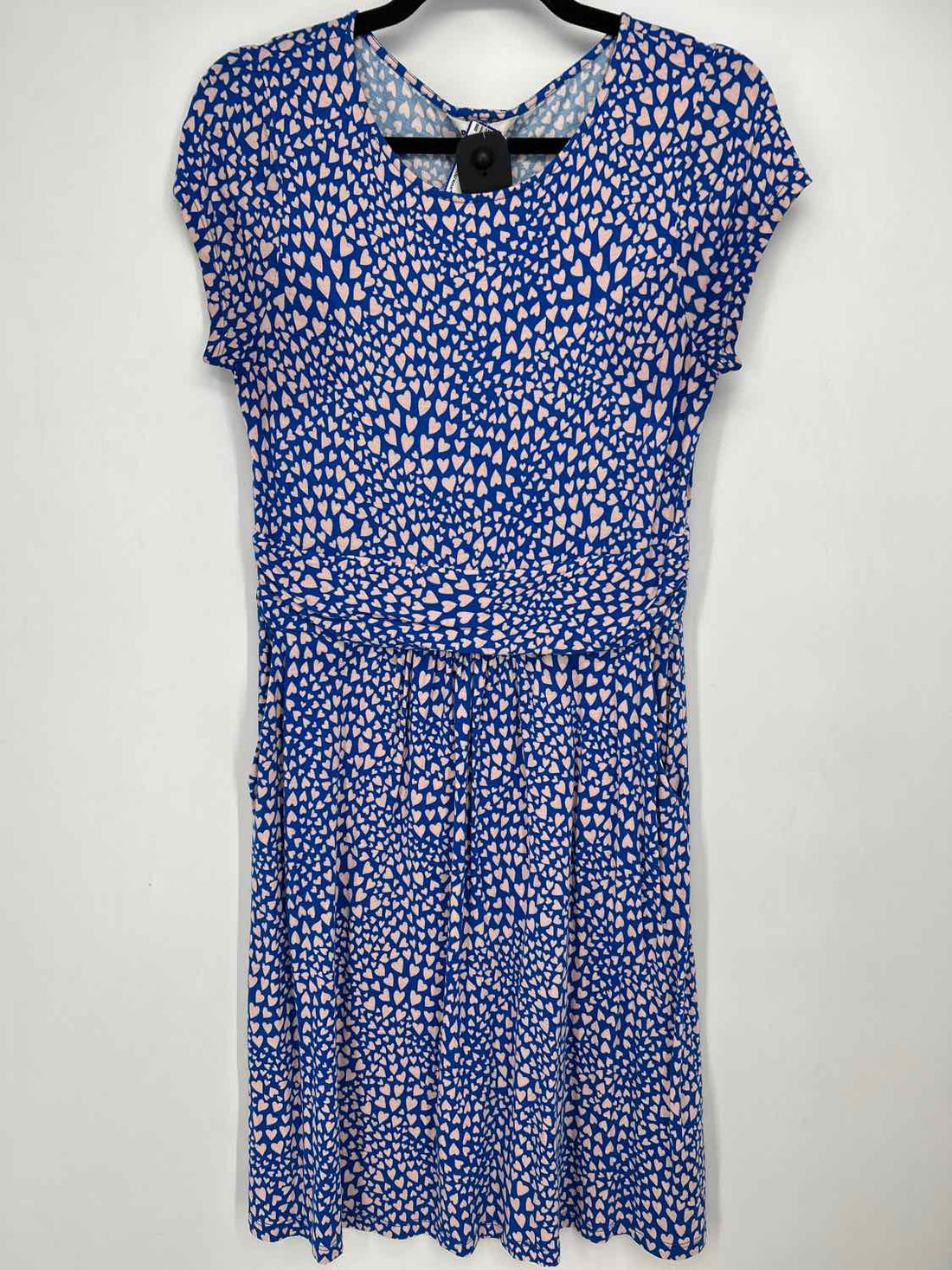 Boden Size 6P Blue Print Short Sleeve Dress