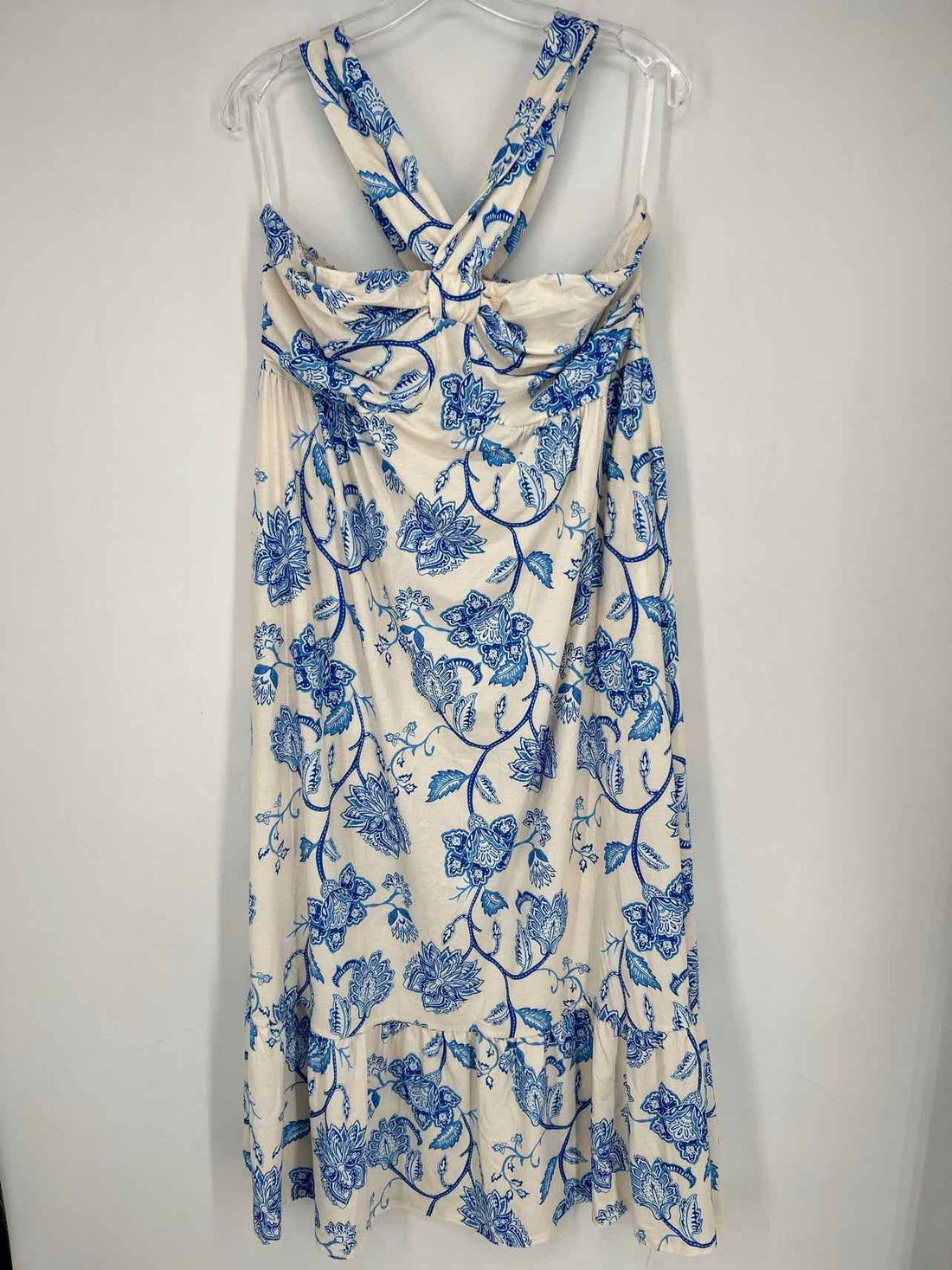 Grace Karin Size XL White & Blue Floral NWT Dress