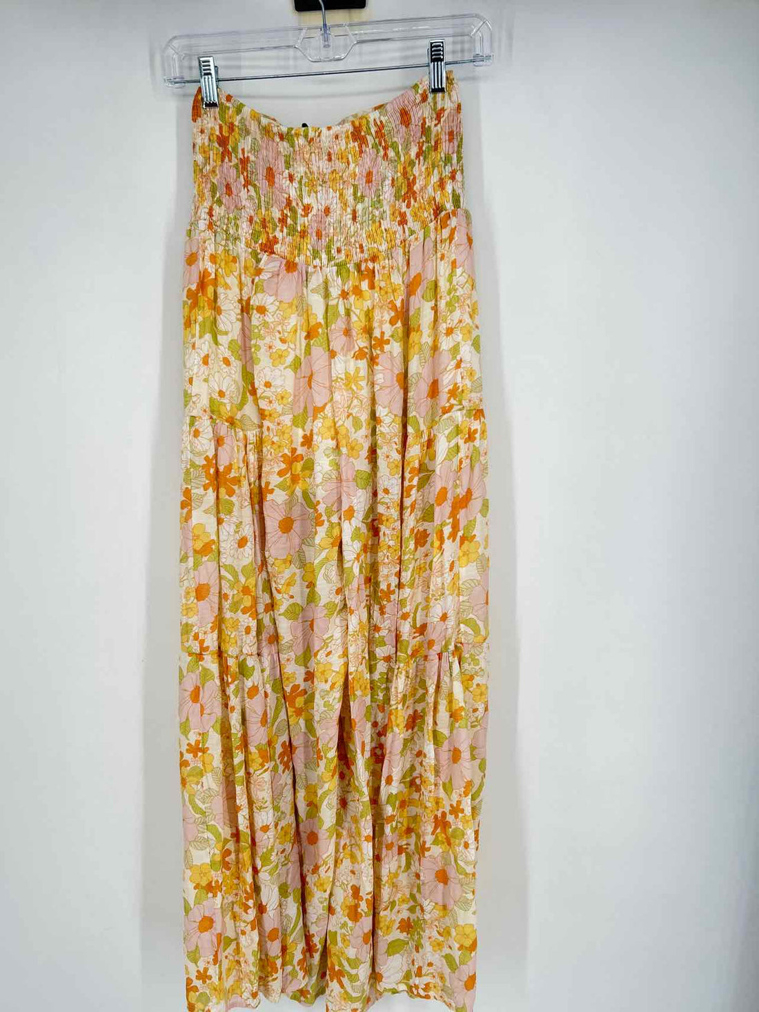 HYFVE Size S Yellow Floral Jumpsuit