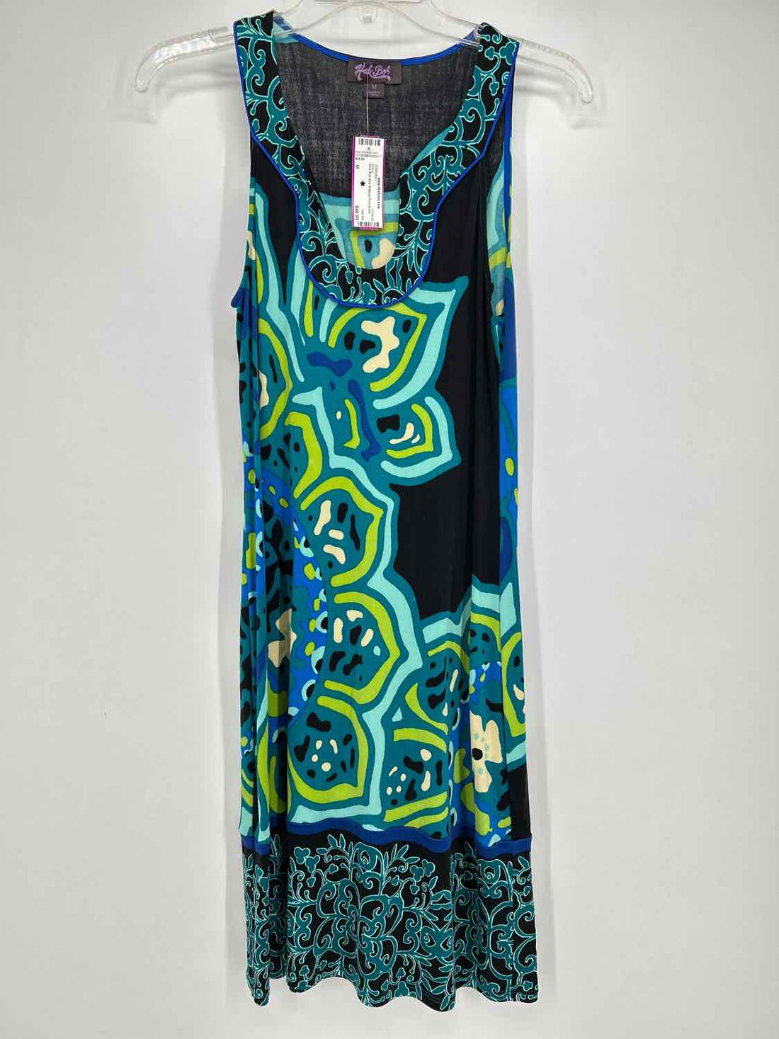 Hale Bob Size M Black Print Dress