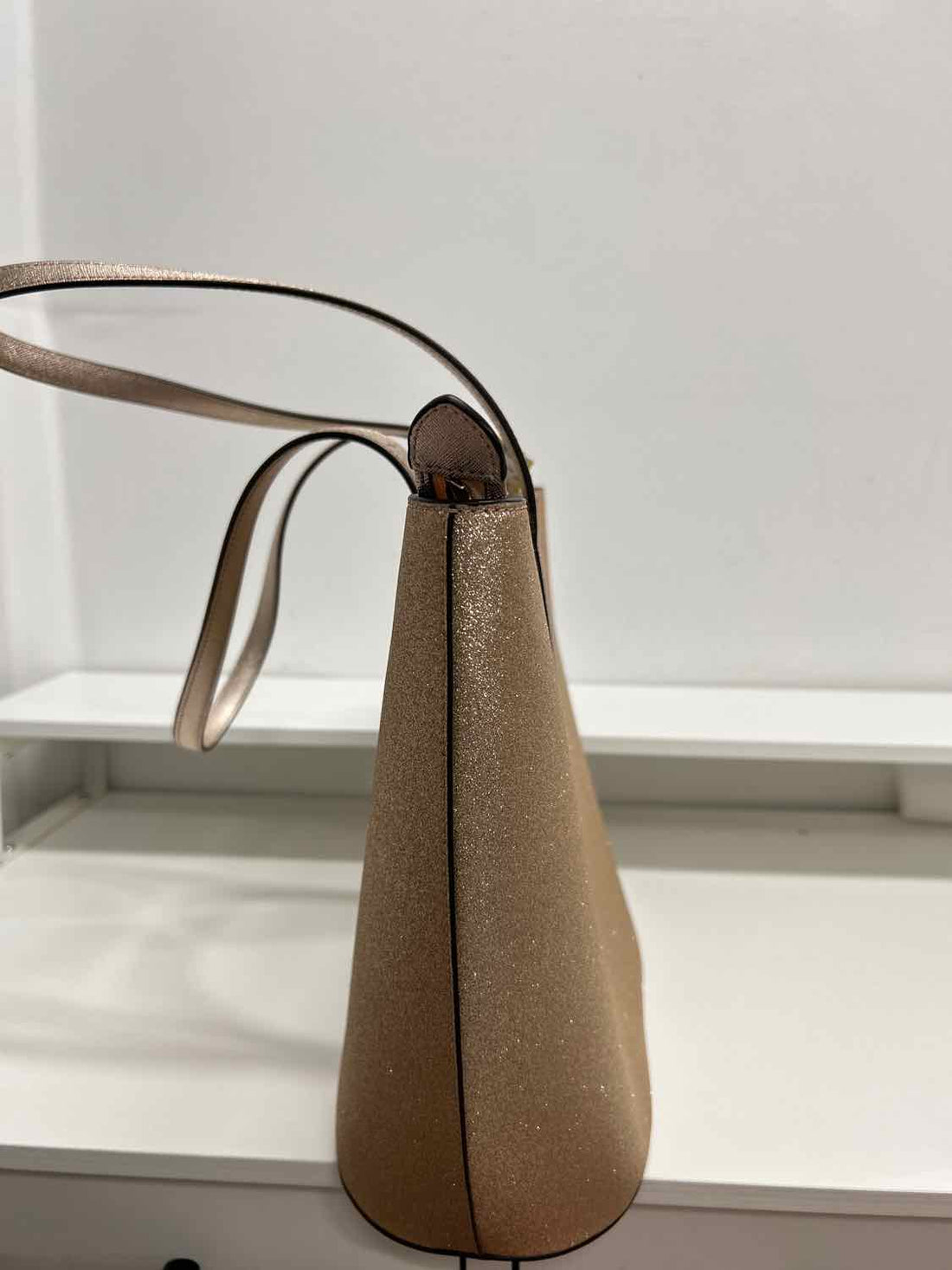Kate Spade Gold Glitter Pre Owned Tote