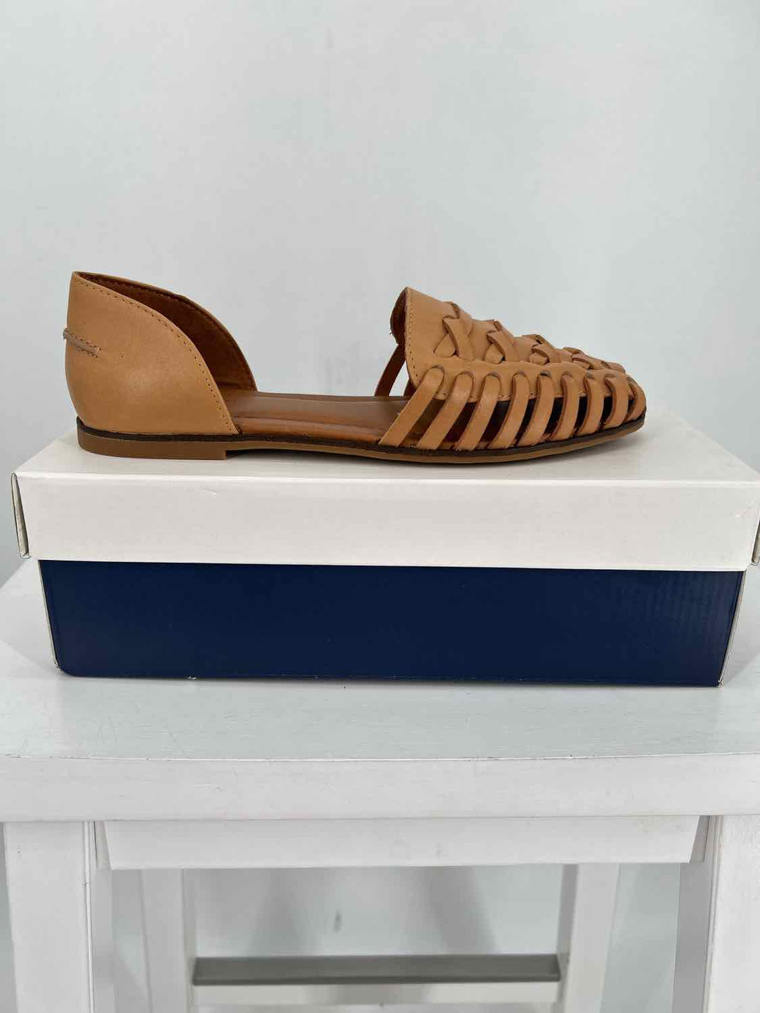 Caslon Women Size 7.5 Tan New In Box Huarache Flats