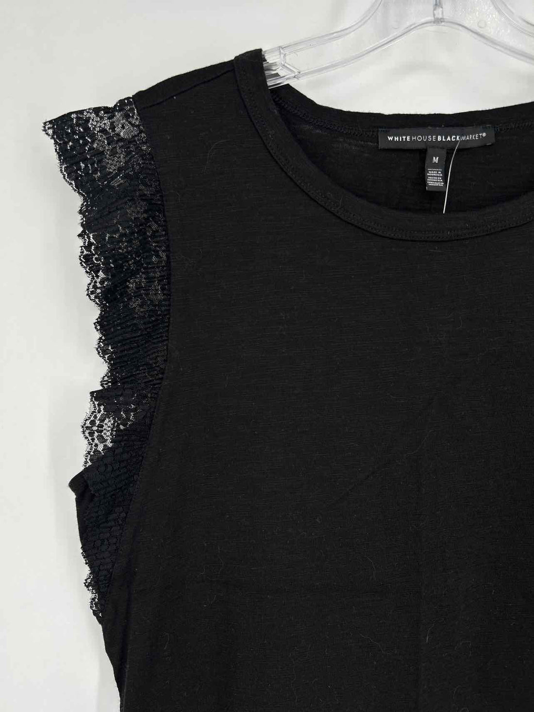 White House Black Market Size M Black Short Sleeve