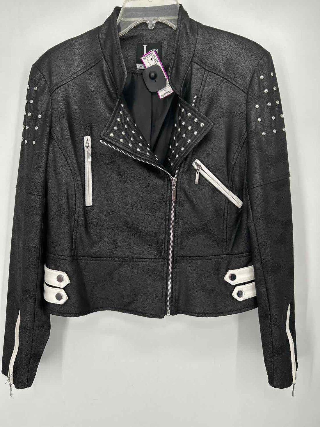 Lena Gabrielle Size 12 Black & White Studded Jacket