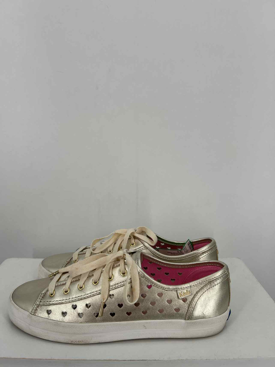 Keds x Kate Spade Women Size 9.5 Gold Sneakers