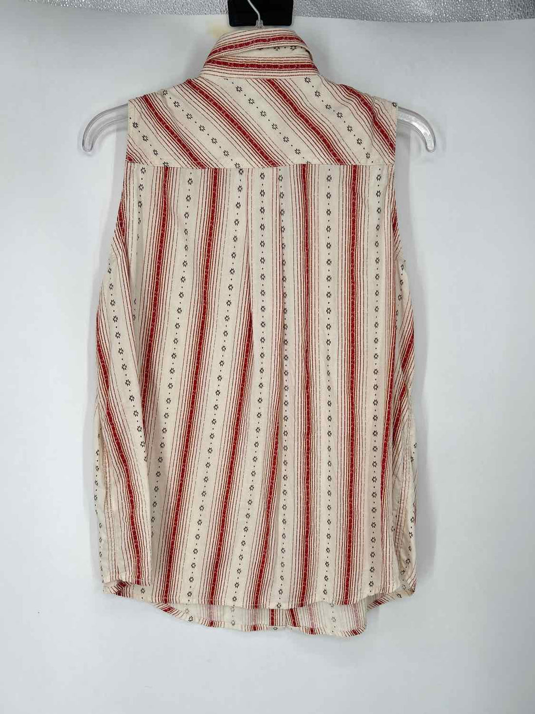 Ariat Size L Tan & Red Sleeveless