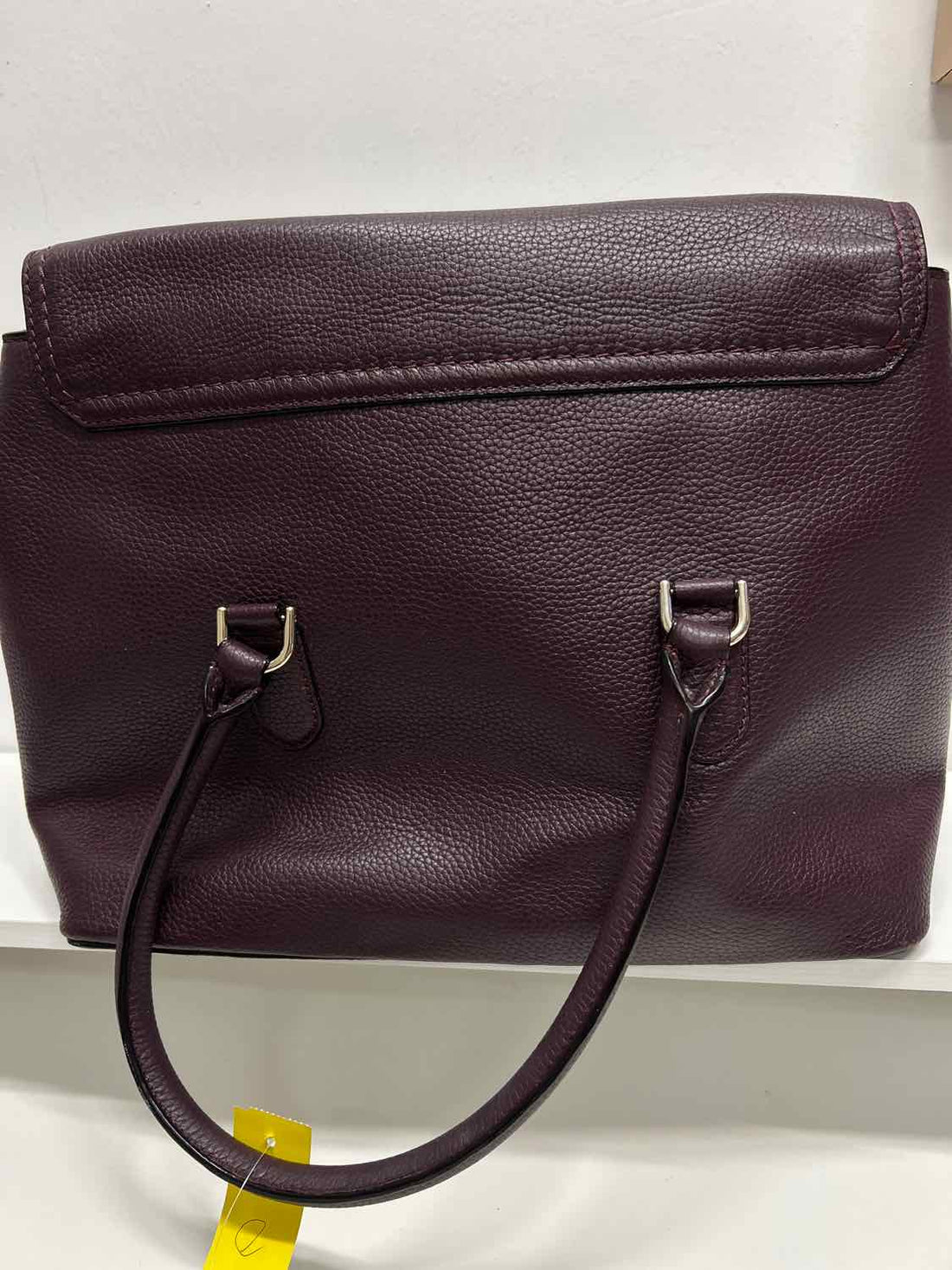 Kate Spade Dark Purple Leather As Is Tote