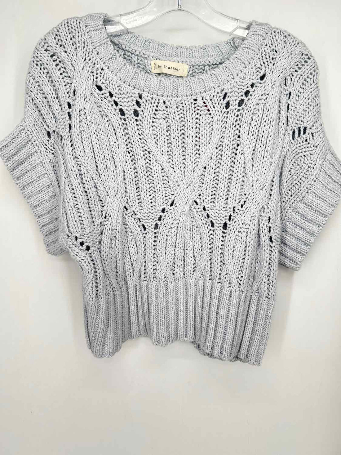 By Together Size S Blue Knit Sweater