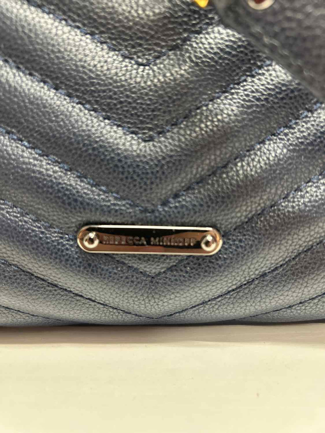 Rebecca Minkoff Navy Genuine Leather Excellent Condition Shoulder