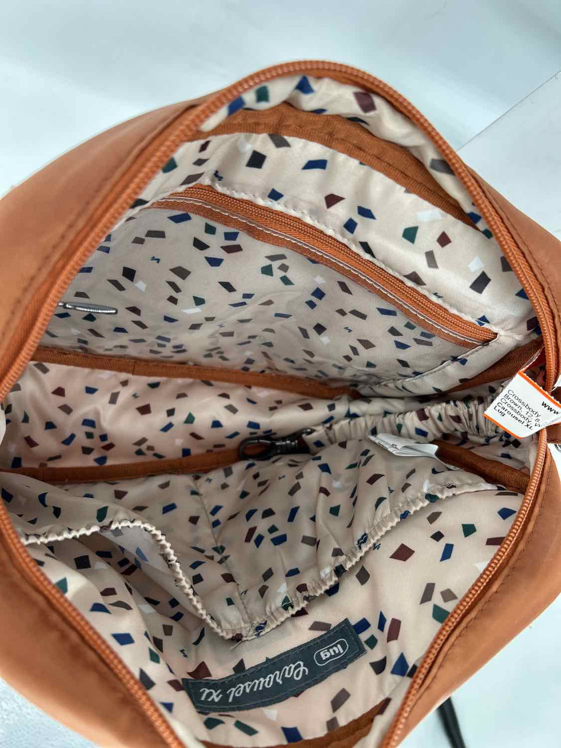 Lug Brown Nylon Pre Owned Crossbody