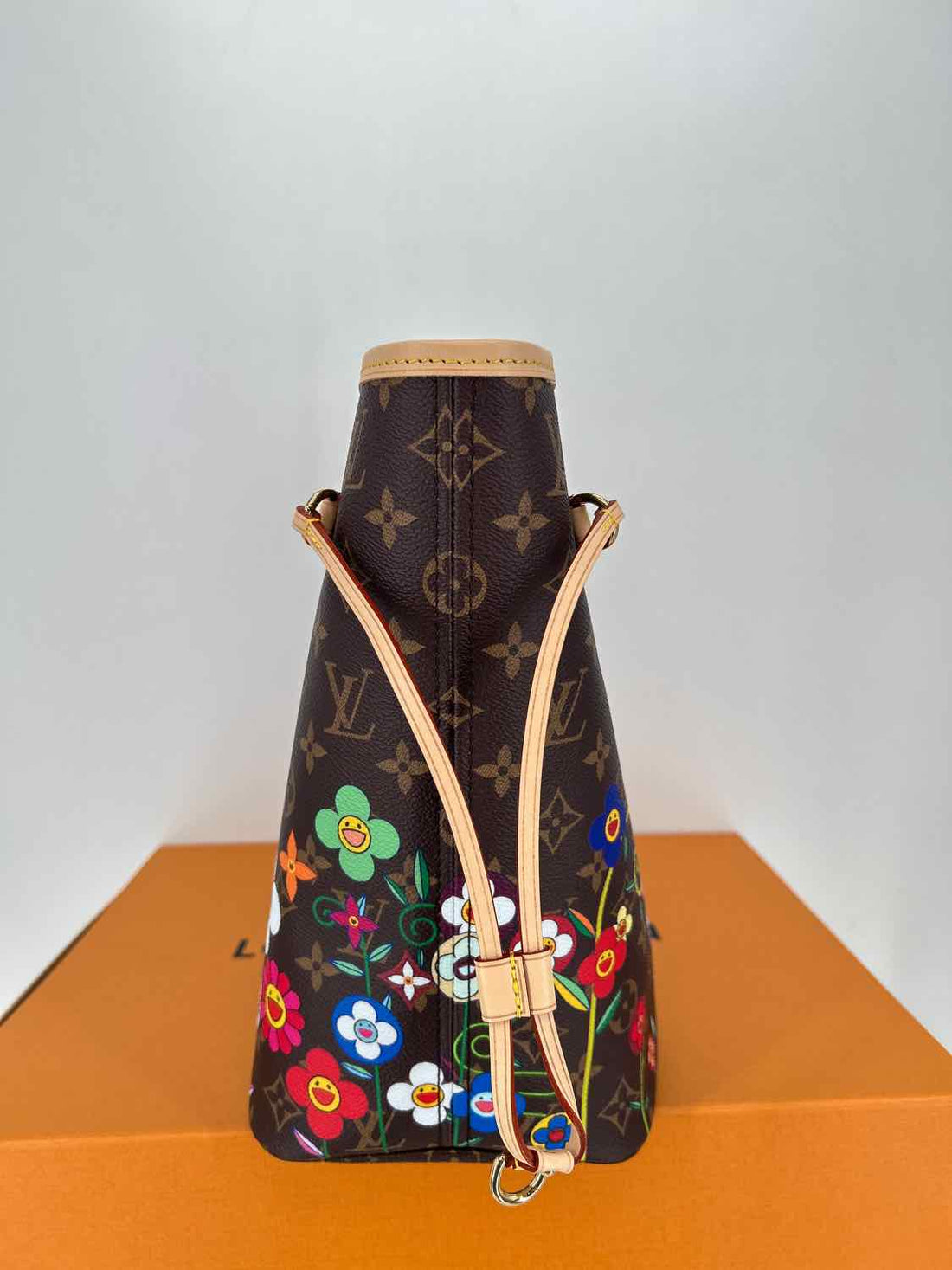 Louis Vuitton Monogram Flowers Neverfull with Pouch MM New In Box