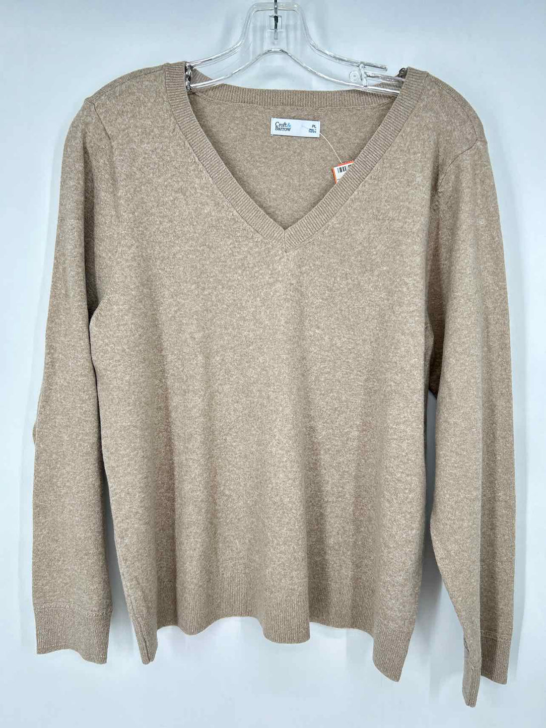 Croft & Barrow Size PL Taupe Sweater