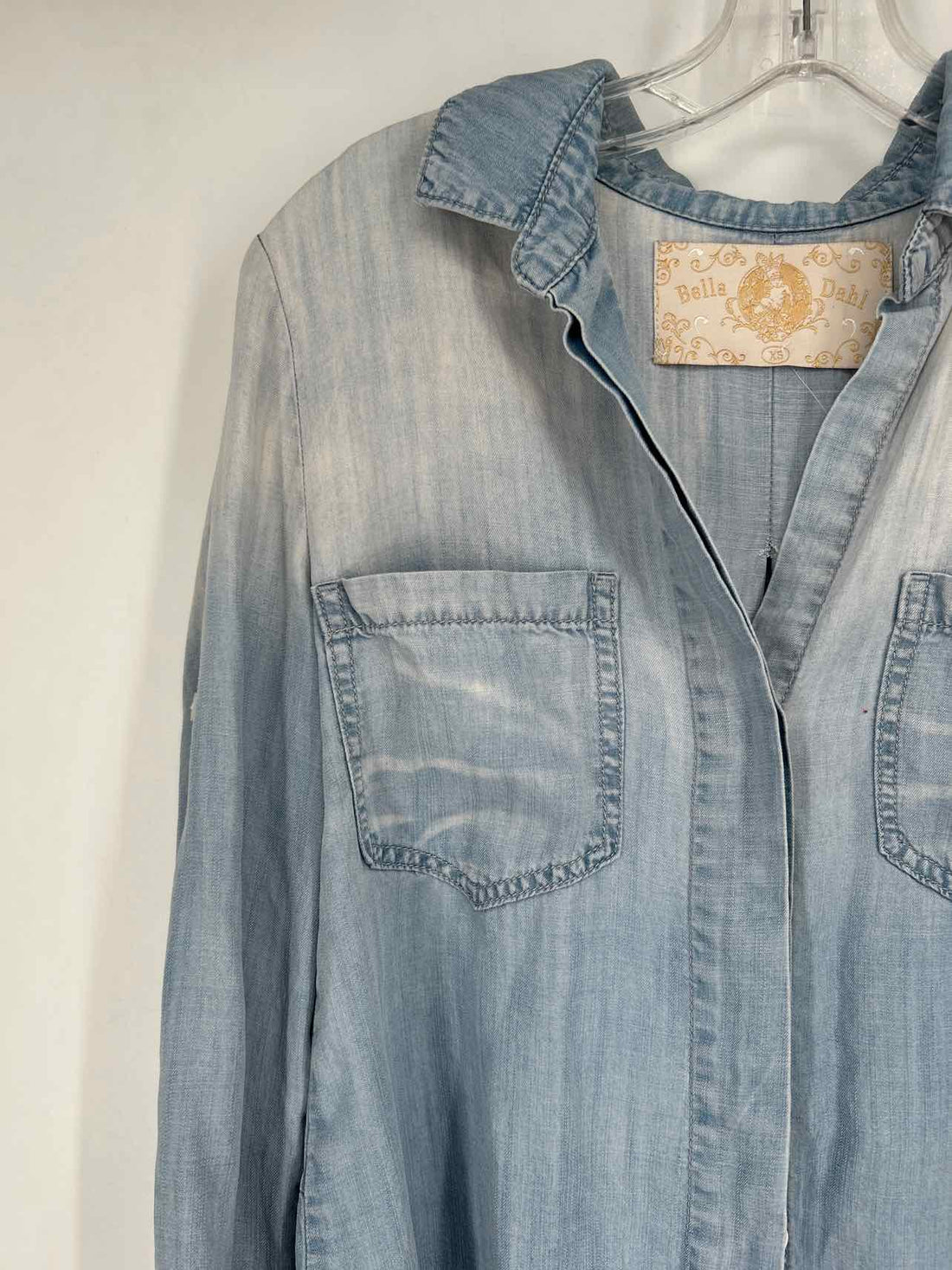 Bella Dahl Size XS Chambray Long Sleeve