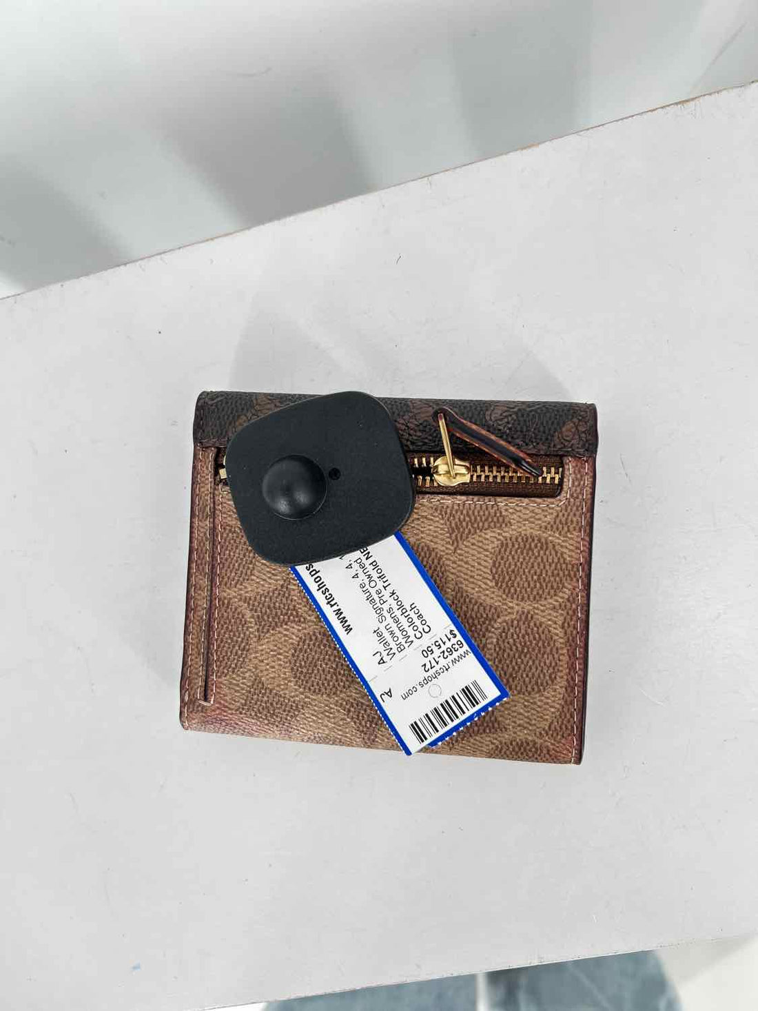 Coach Brown Signature Leather Wallet