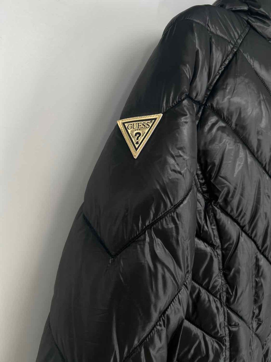 Guess Size S Black Puffer Jacket