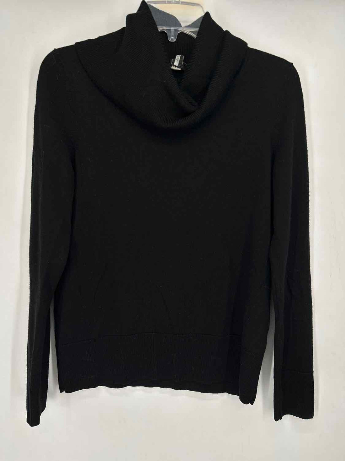 Talbots Size S Black Merino Wool Sweater