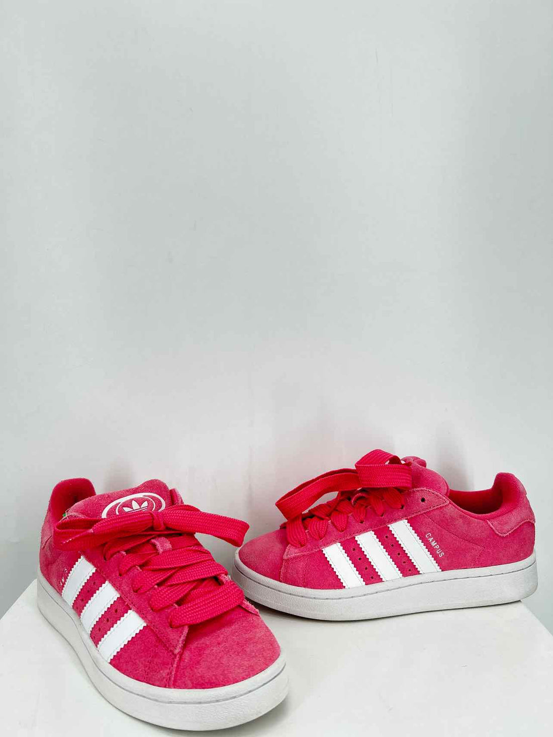 Adidas Women Size 7 Pink & White Sneakers