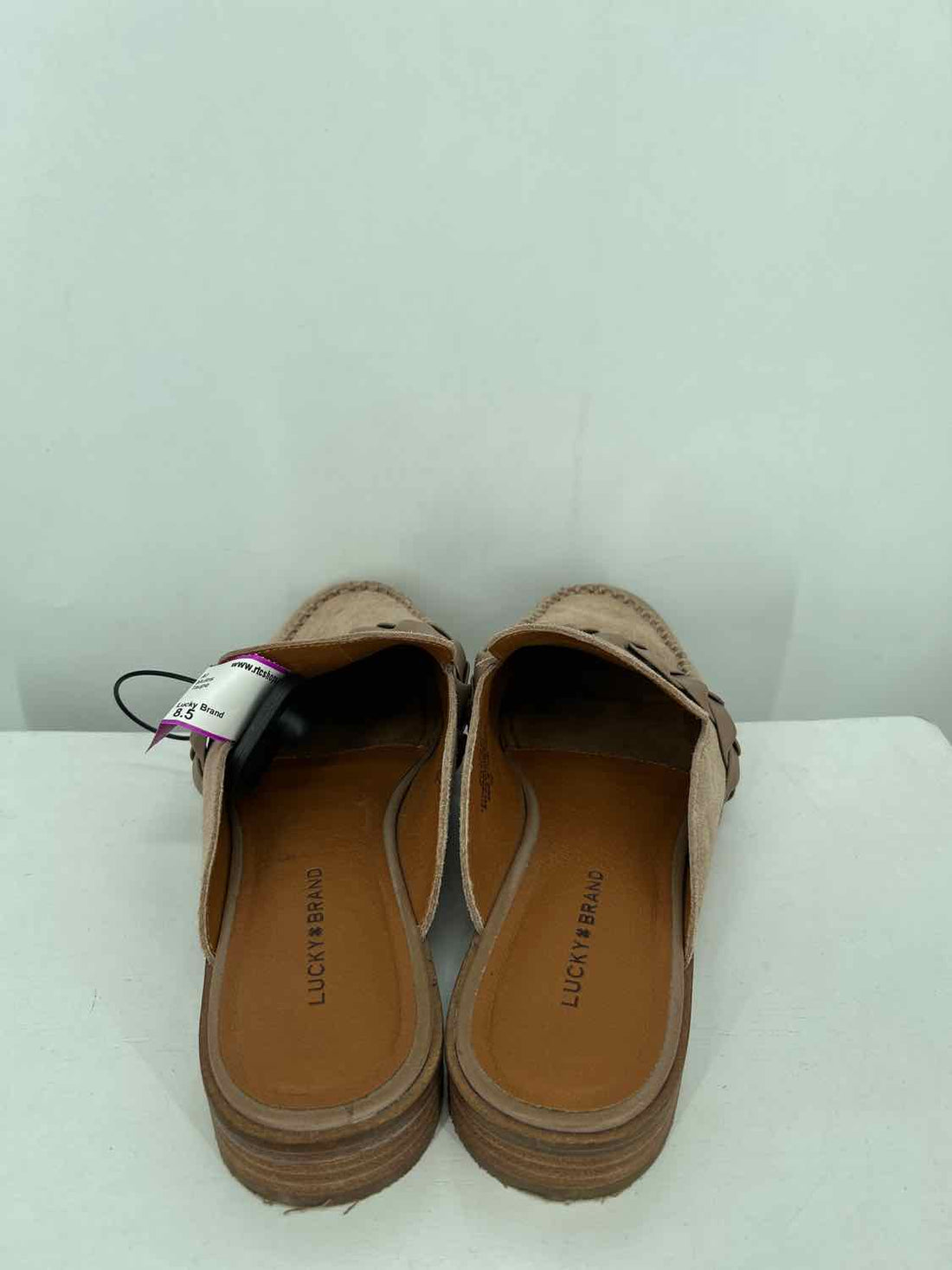 Lucky Brand Women Size 8.5 Taupe Mules
